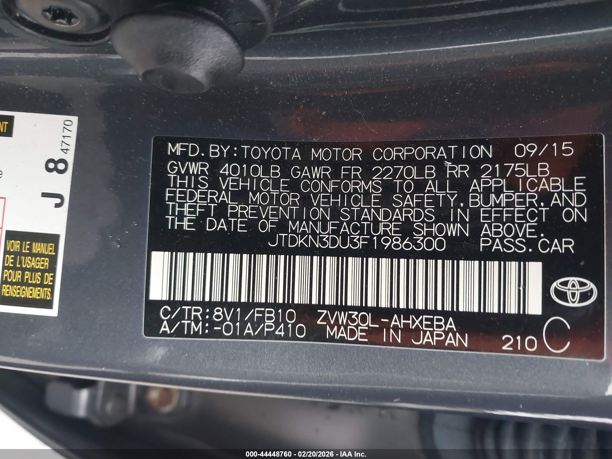 TOYOTA PRIUS image 9
