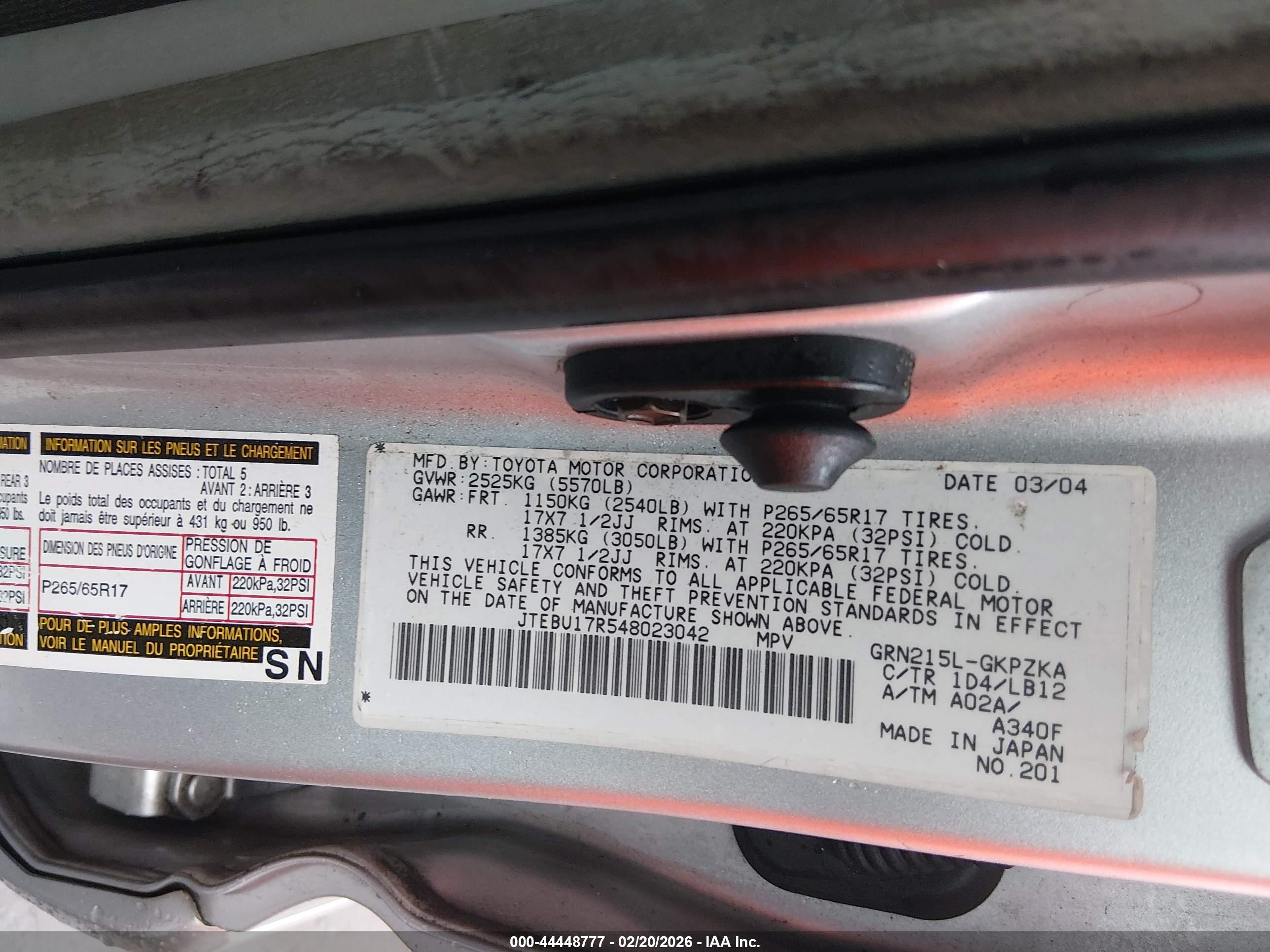 TOYOTA 4RUNNER image 9