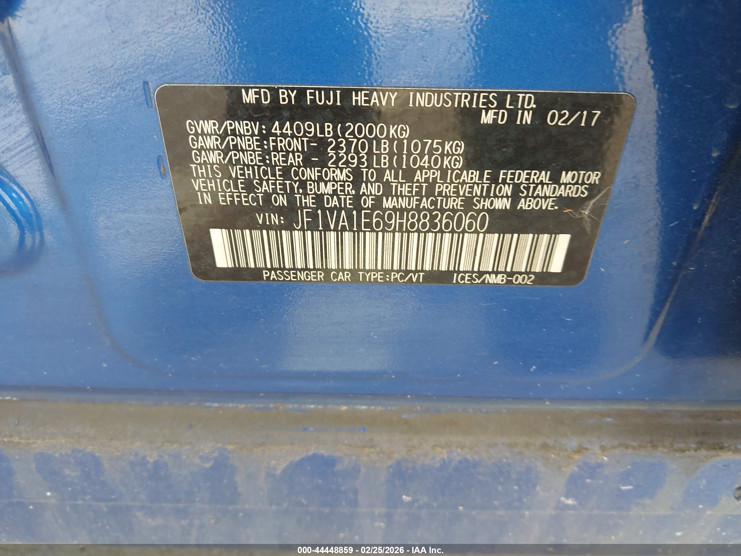 SUBARU WRX image 9