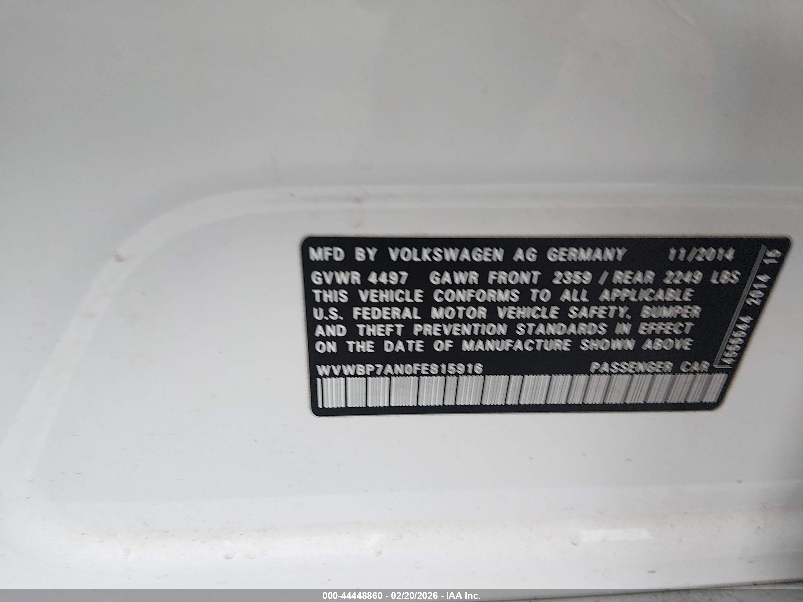 VOLKSWAGEN CC image 9