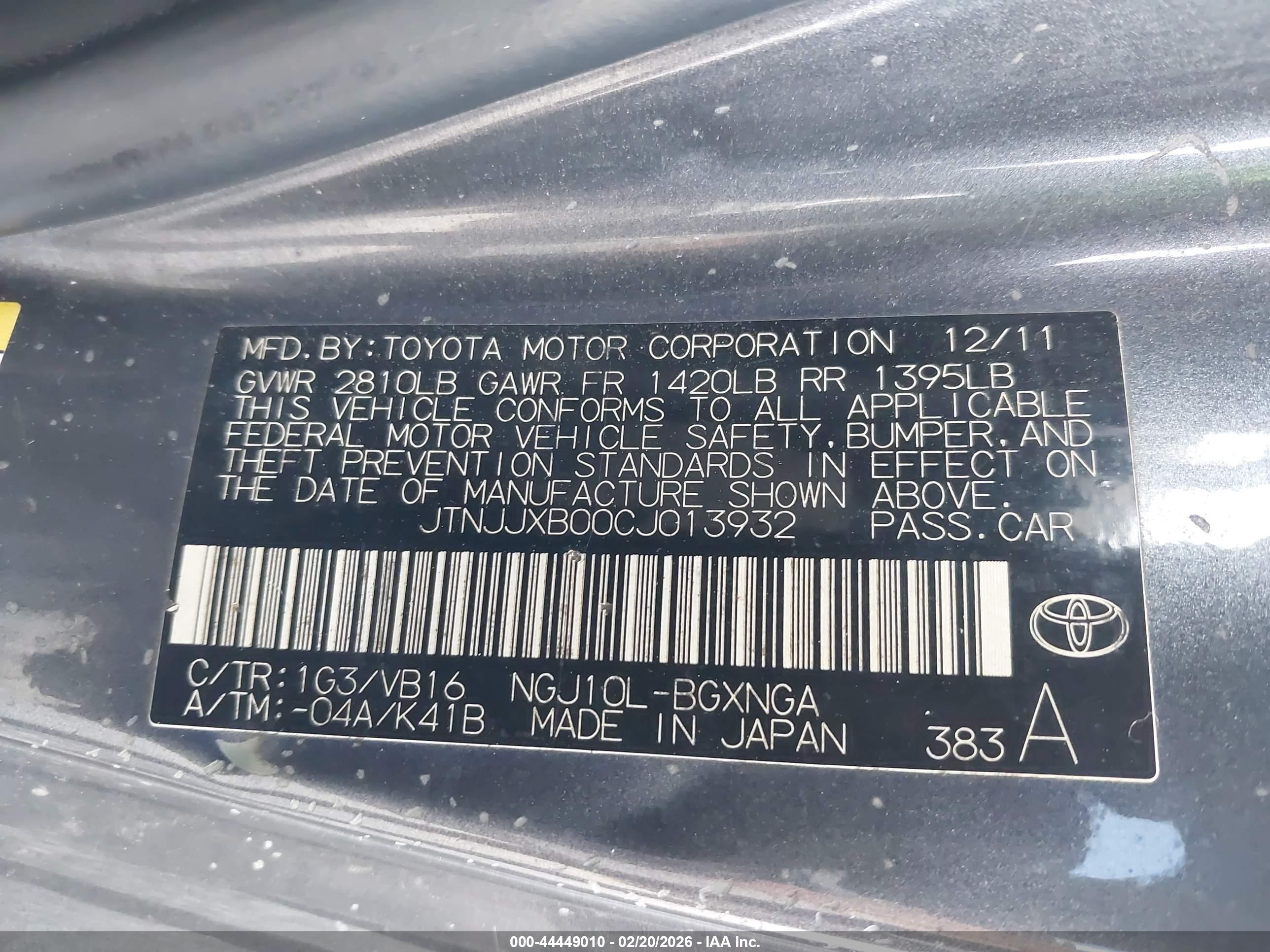 SCION IQ image 9