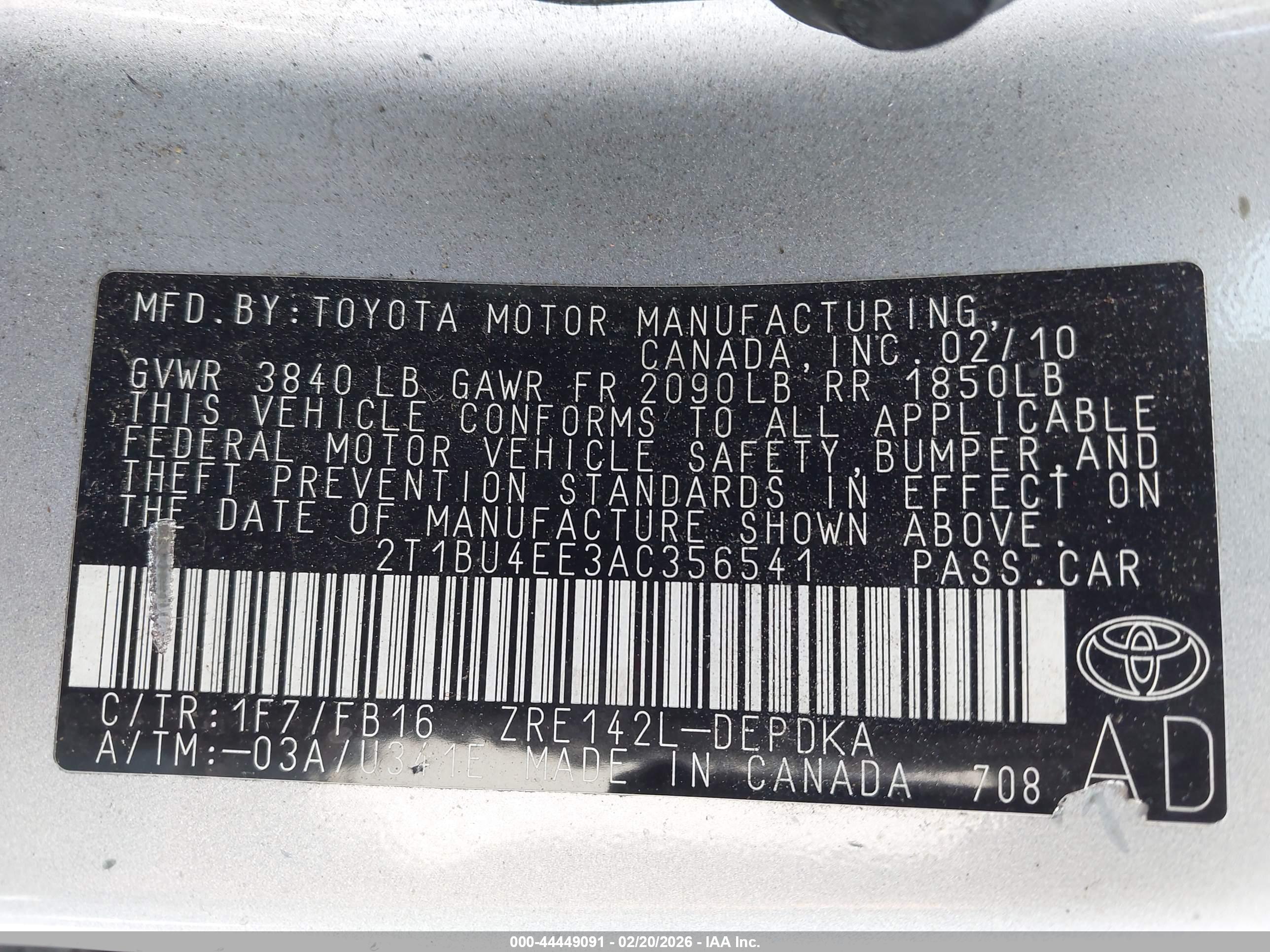 TOYOTA COROLLA image 9