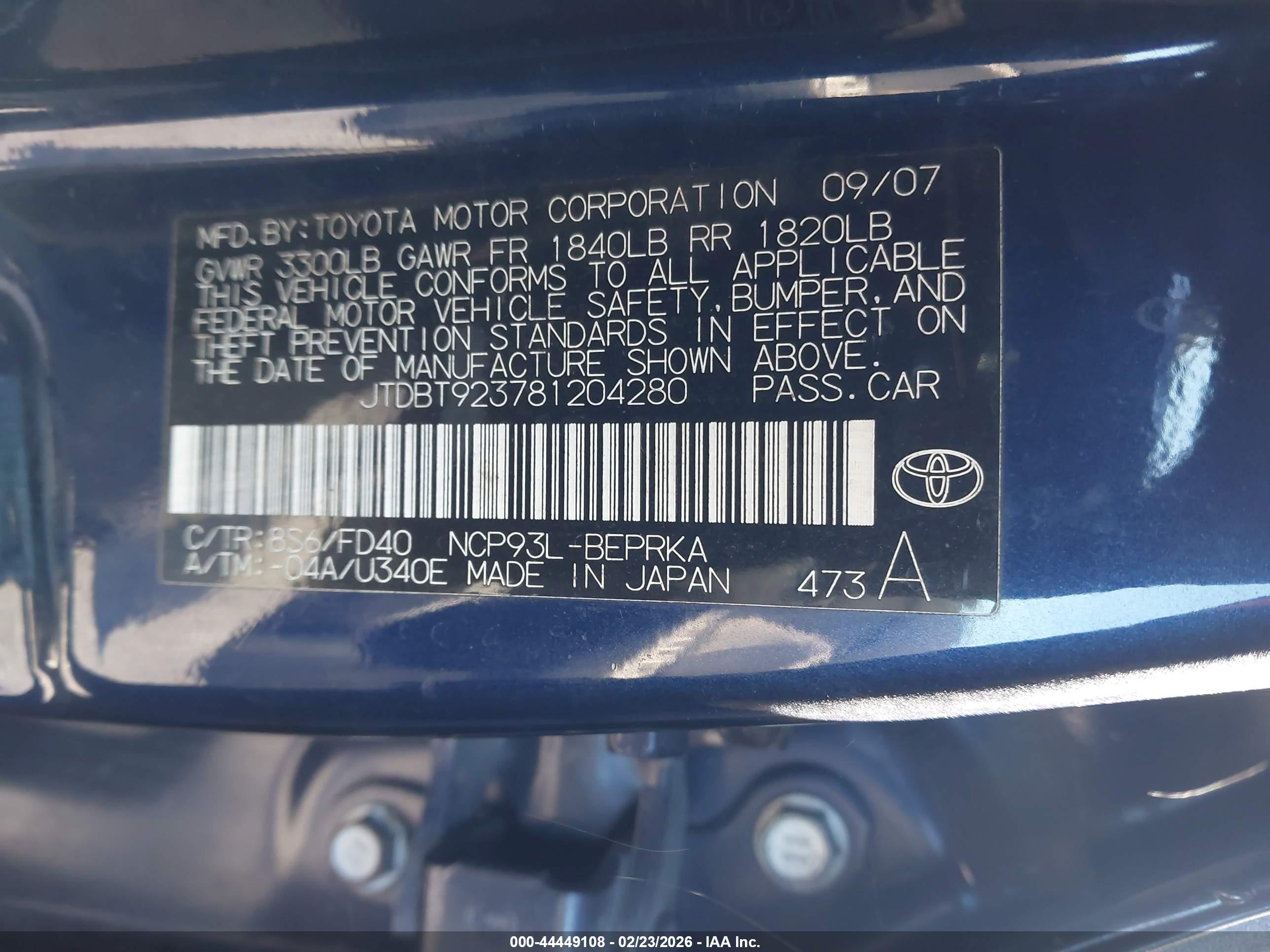 TOYOTA YARIS image 9