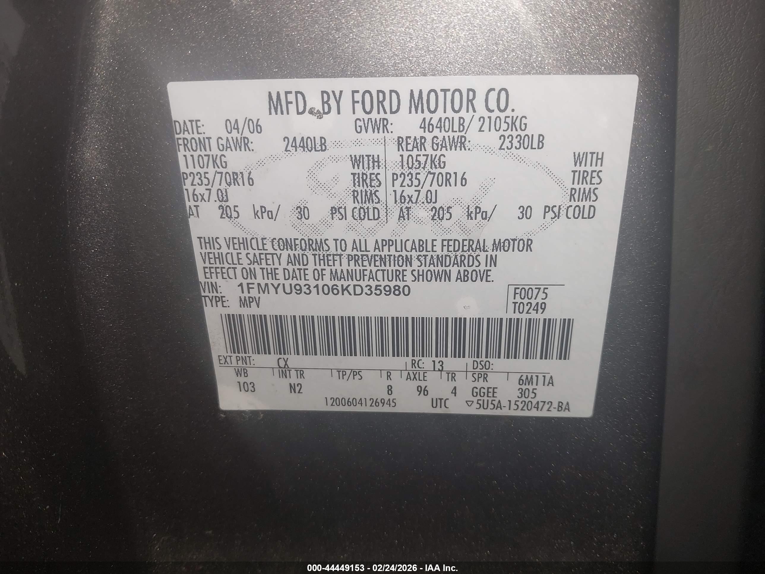 FORD ESCAPE image 9