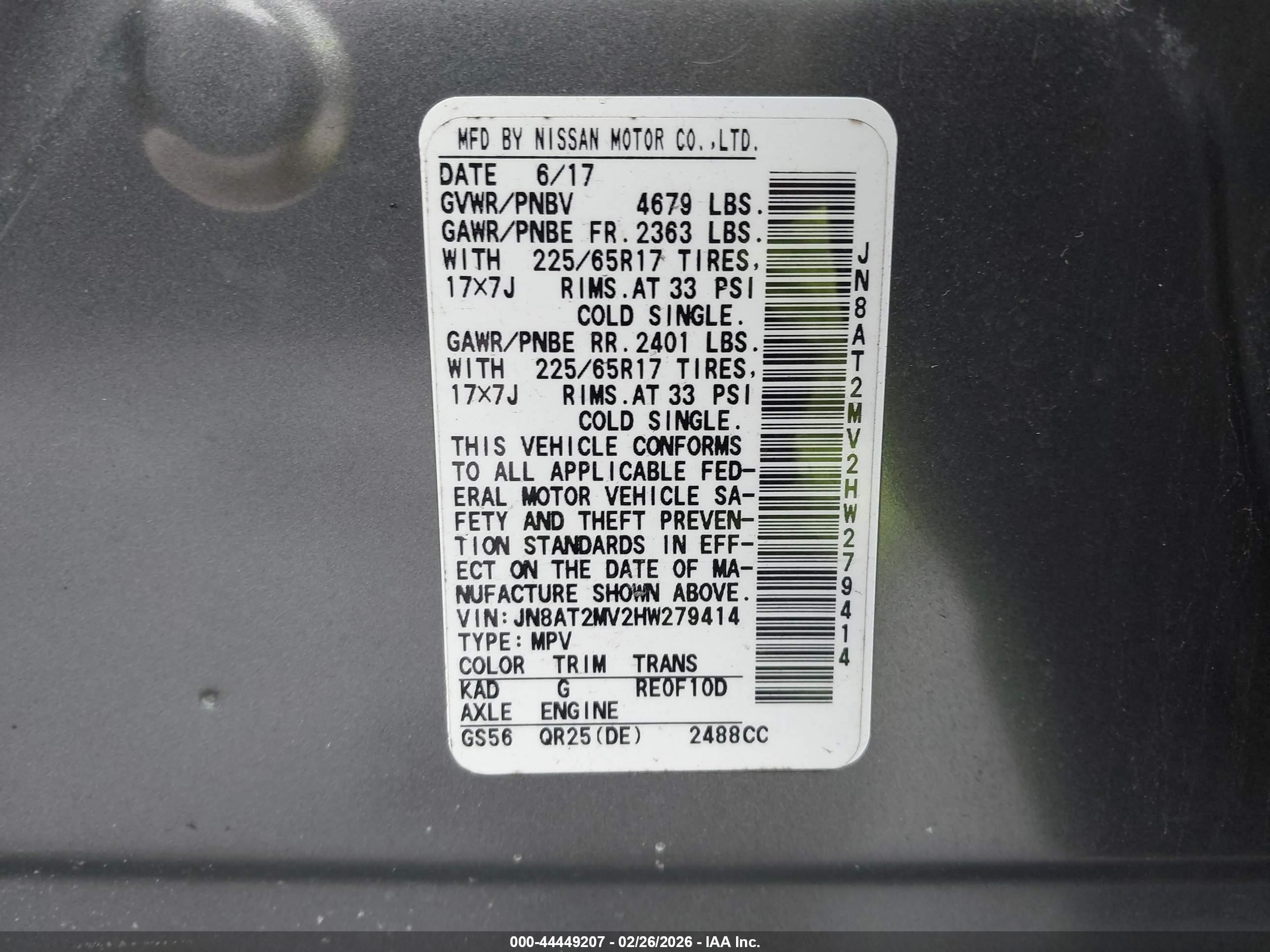 NISSAN ROGUE image 9