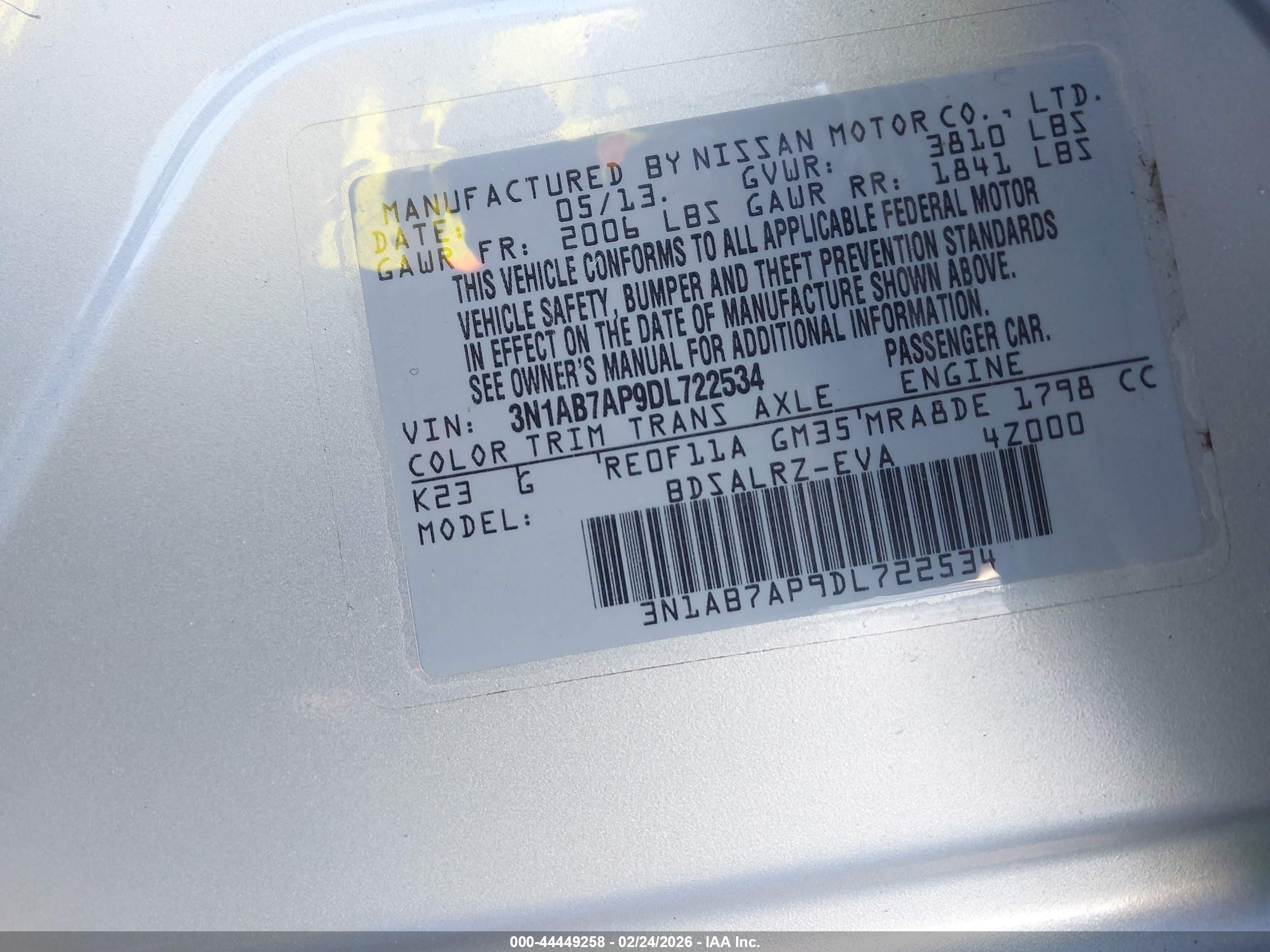 NISSAN SENTRA image 9