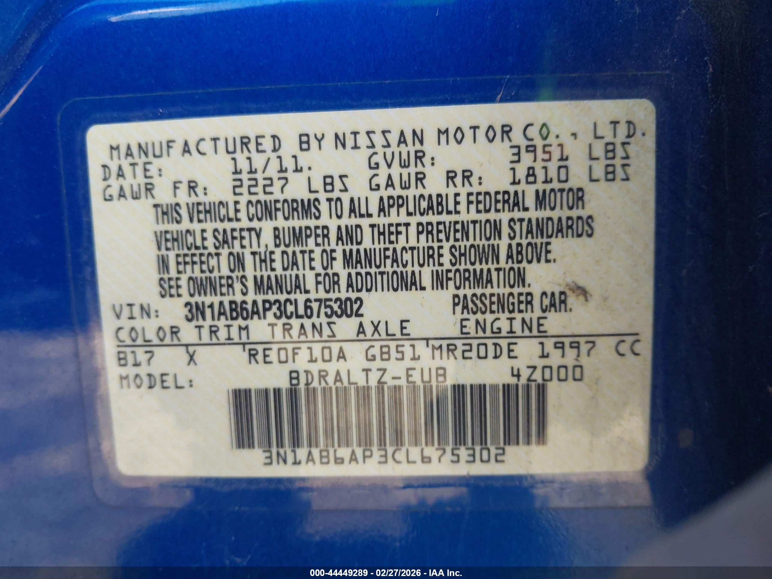 NISSAN SENTRA image 9