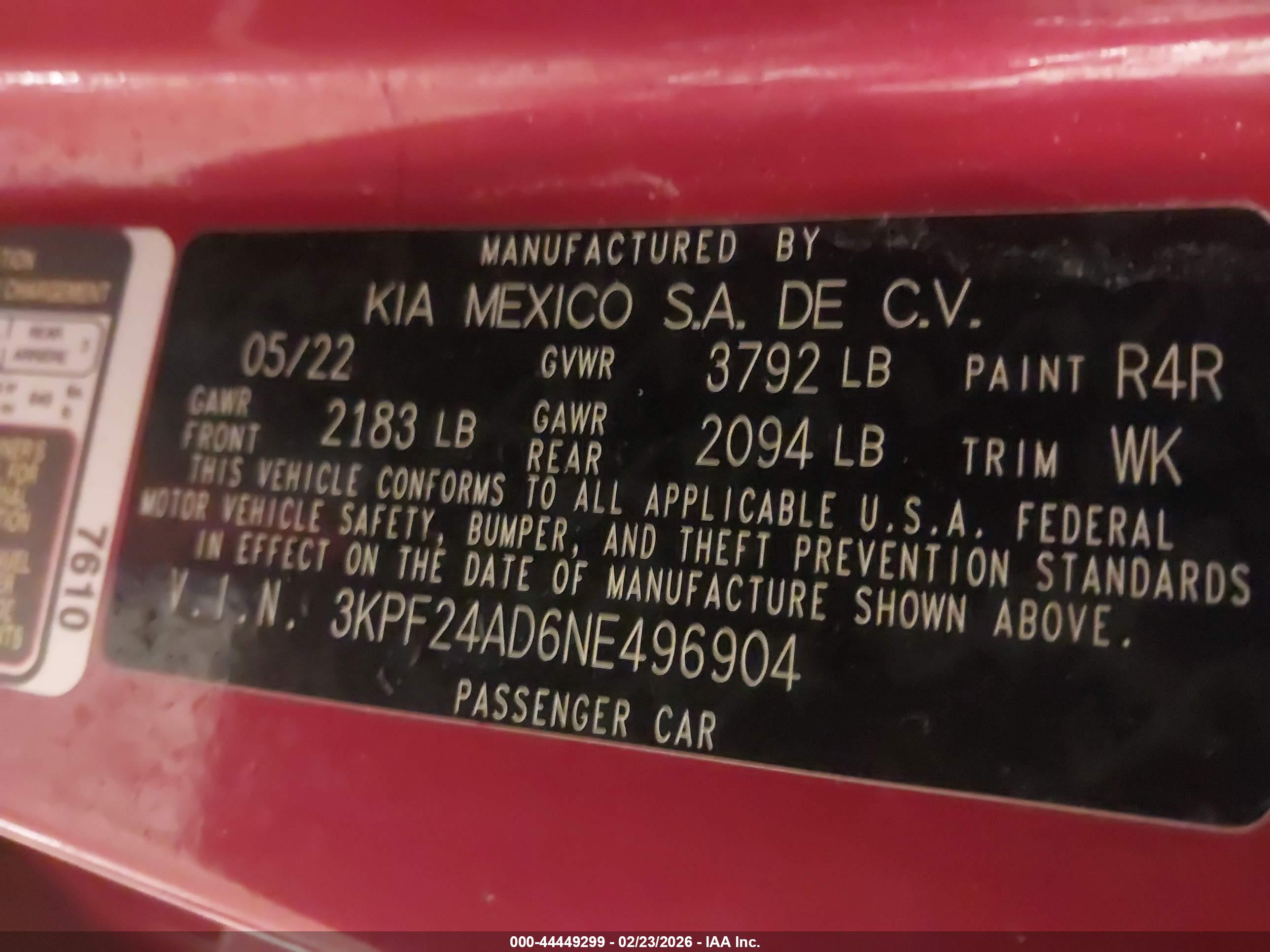 KIA FORTE image 9