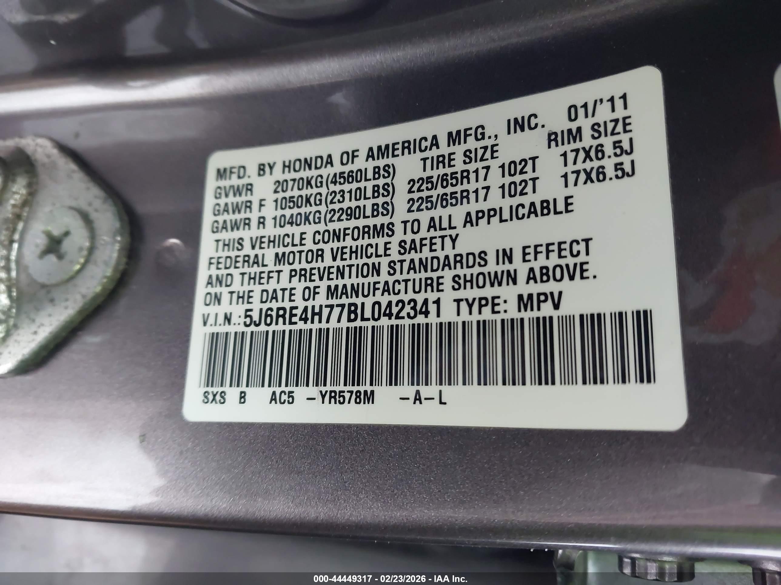 HONDA CR-V image 9
