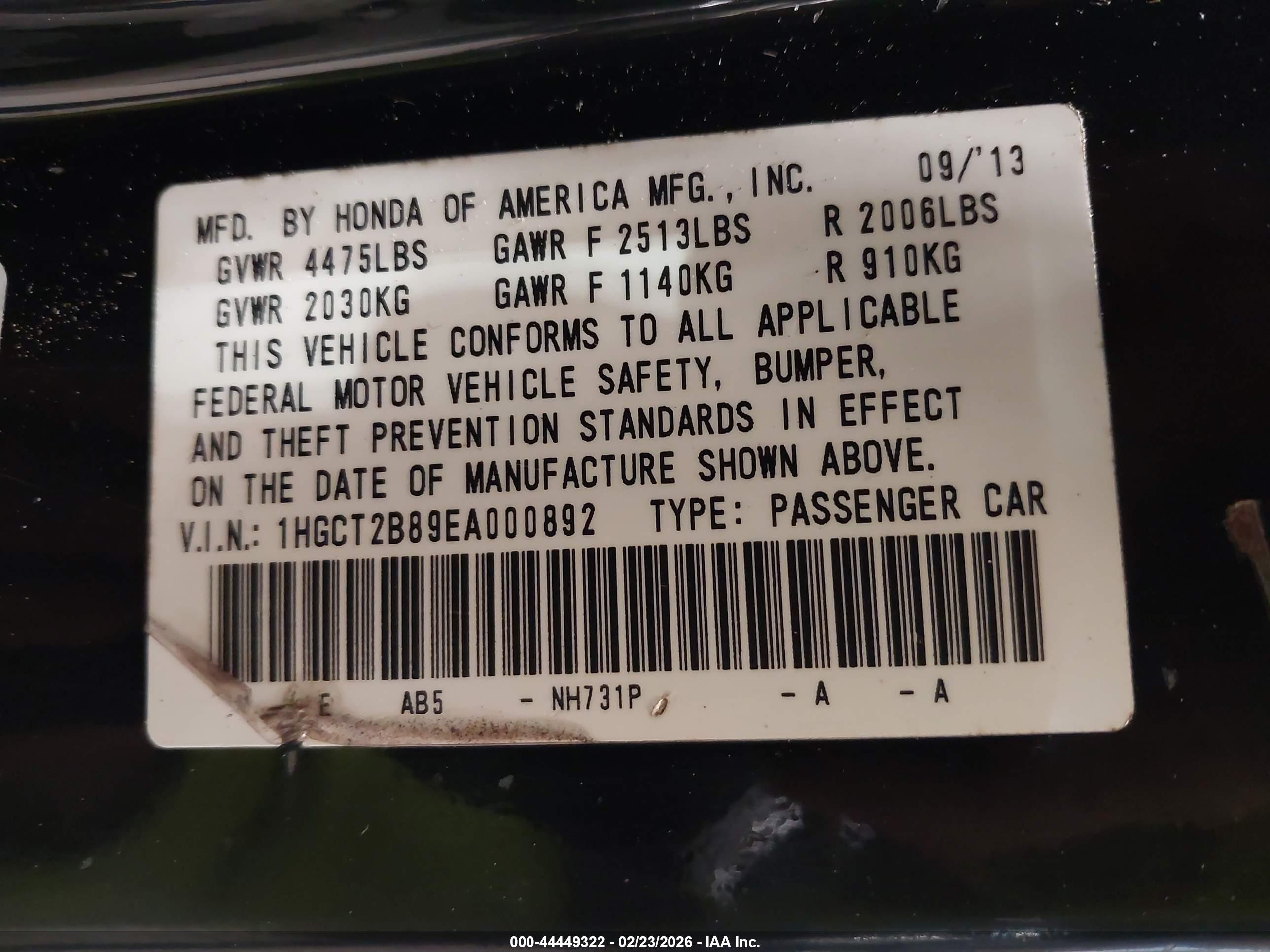 HONDA ACCORD image 9