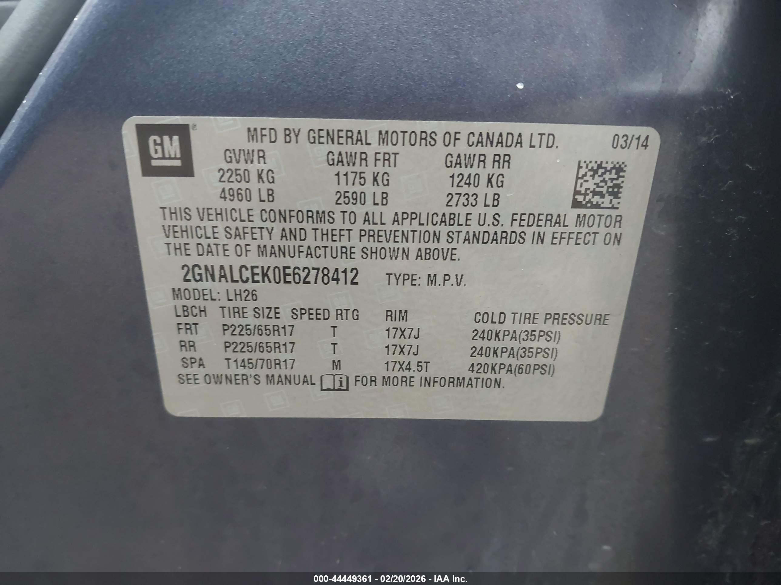 CHEVROLET EQUINOX image 9
