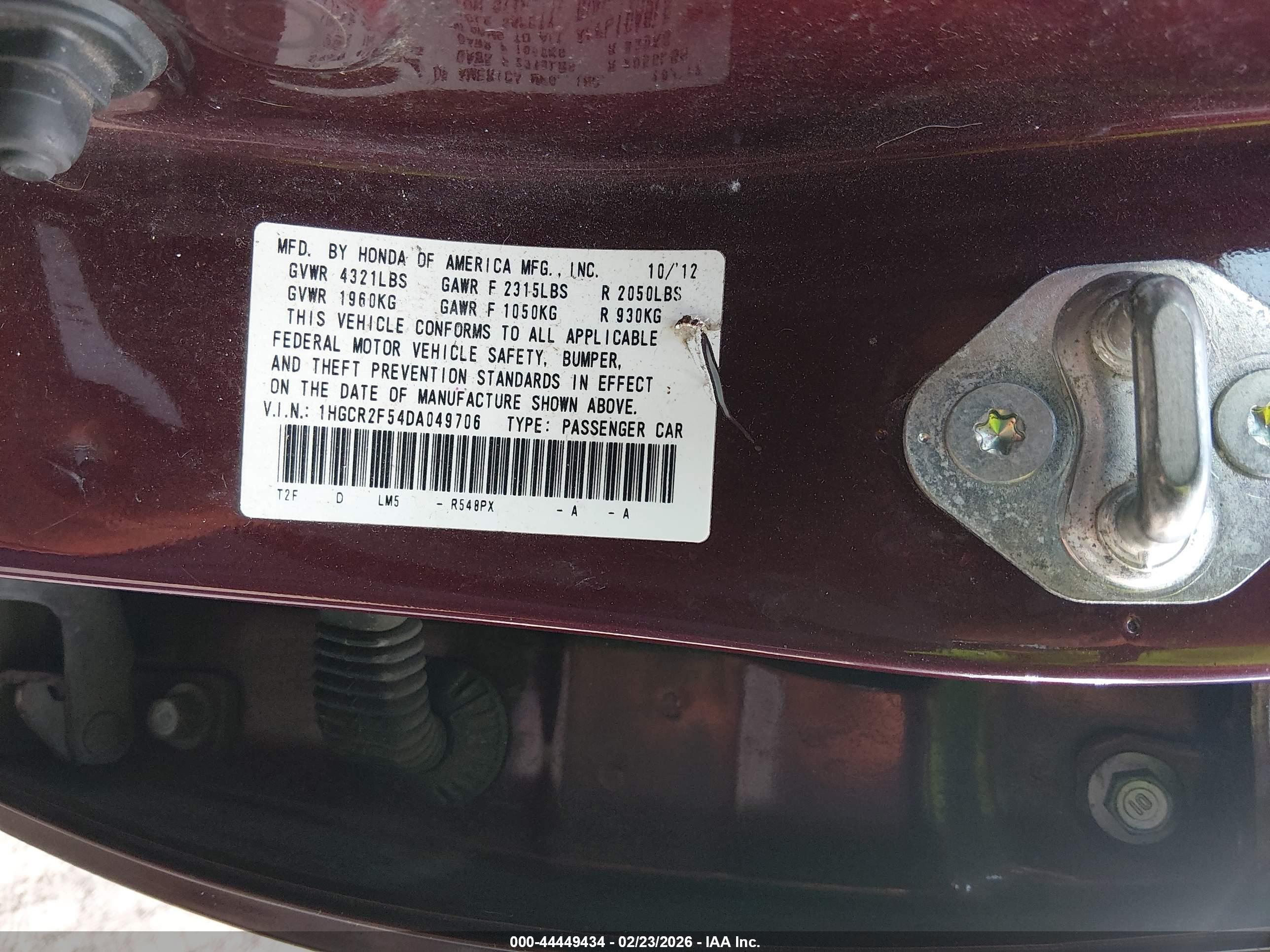 HONDA ACCORD image 9