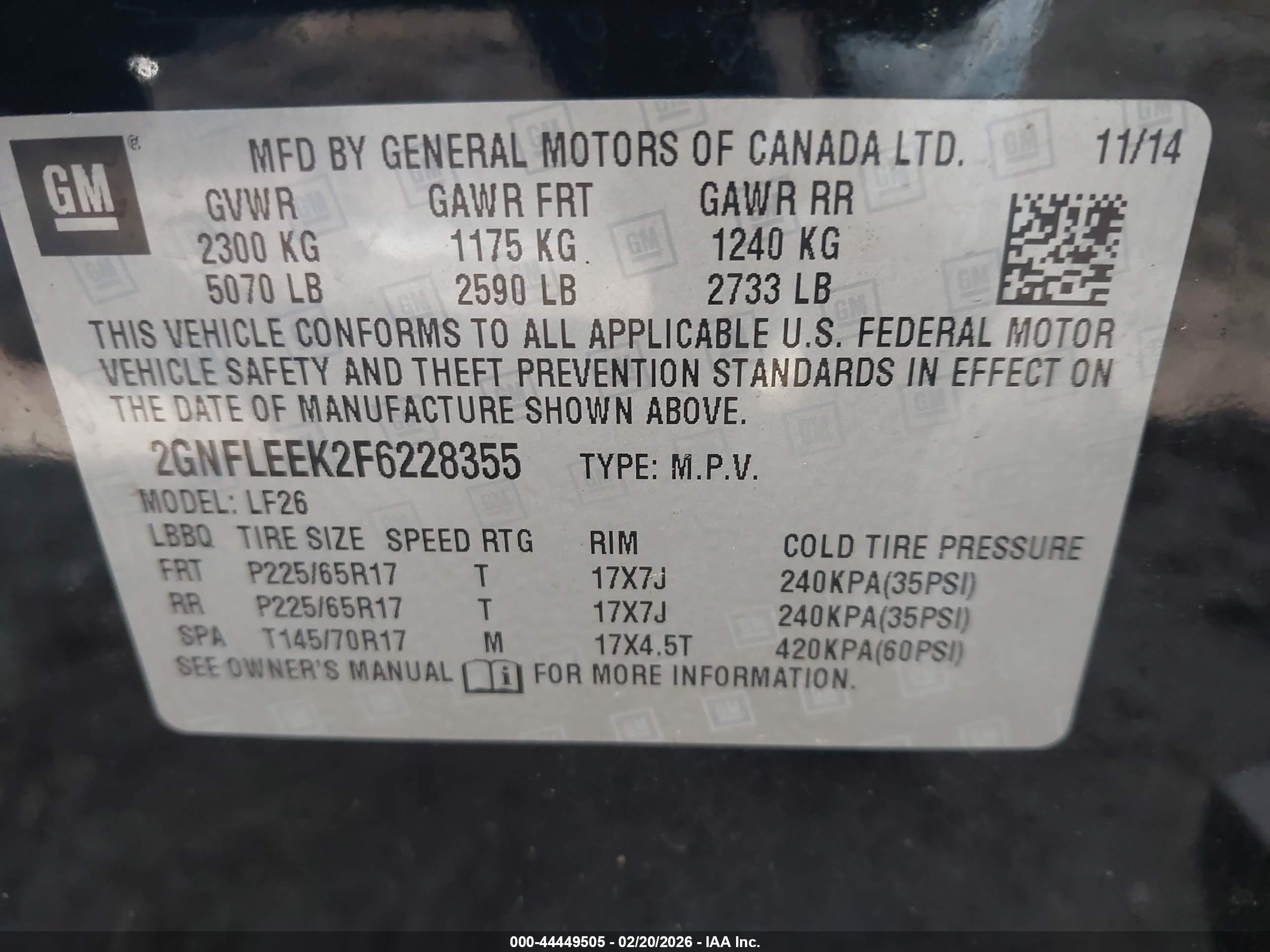CHEVROLET EQUINOX image 9