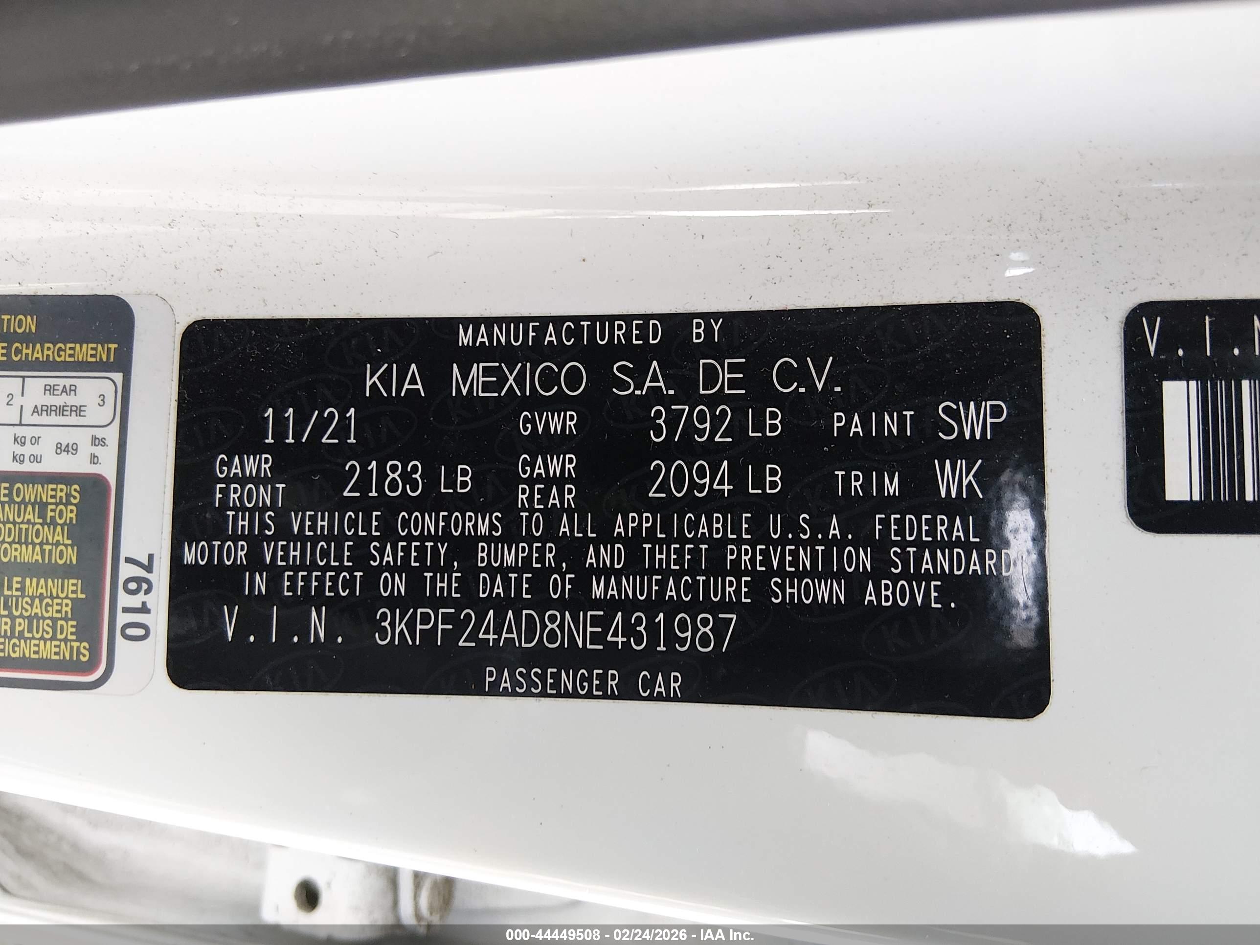 KIA FORTE image 9