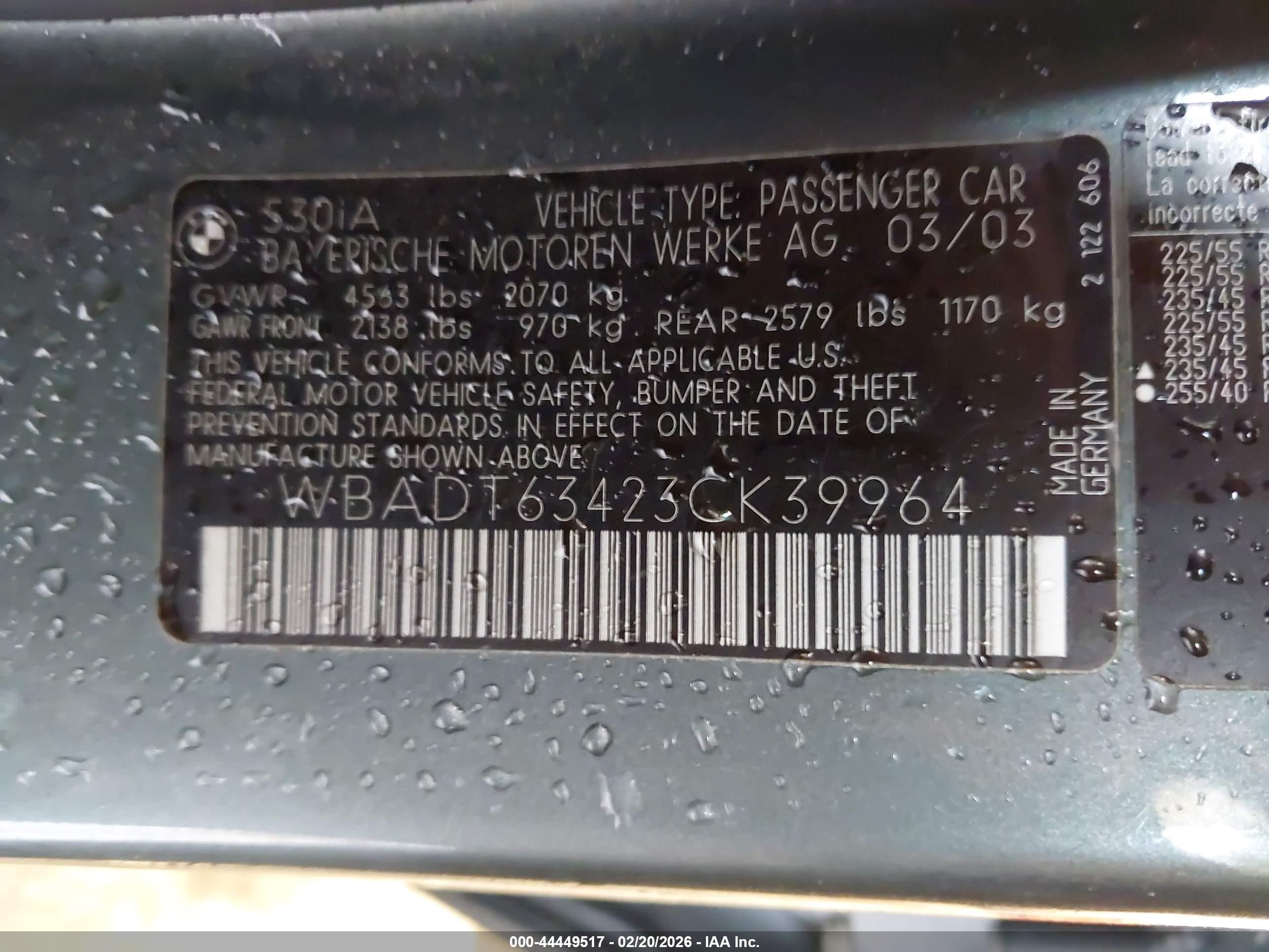 BMW 530IA image 9