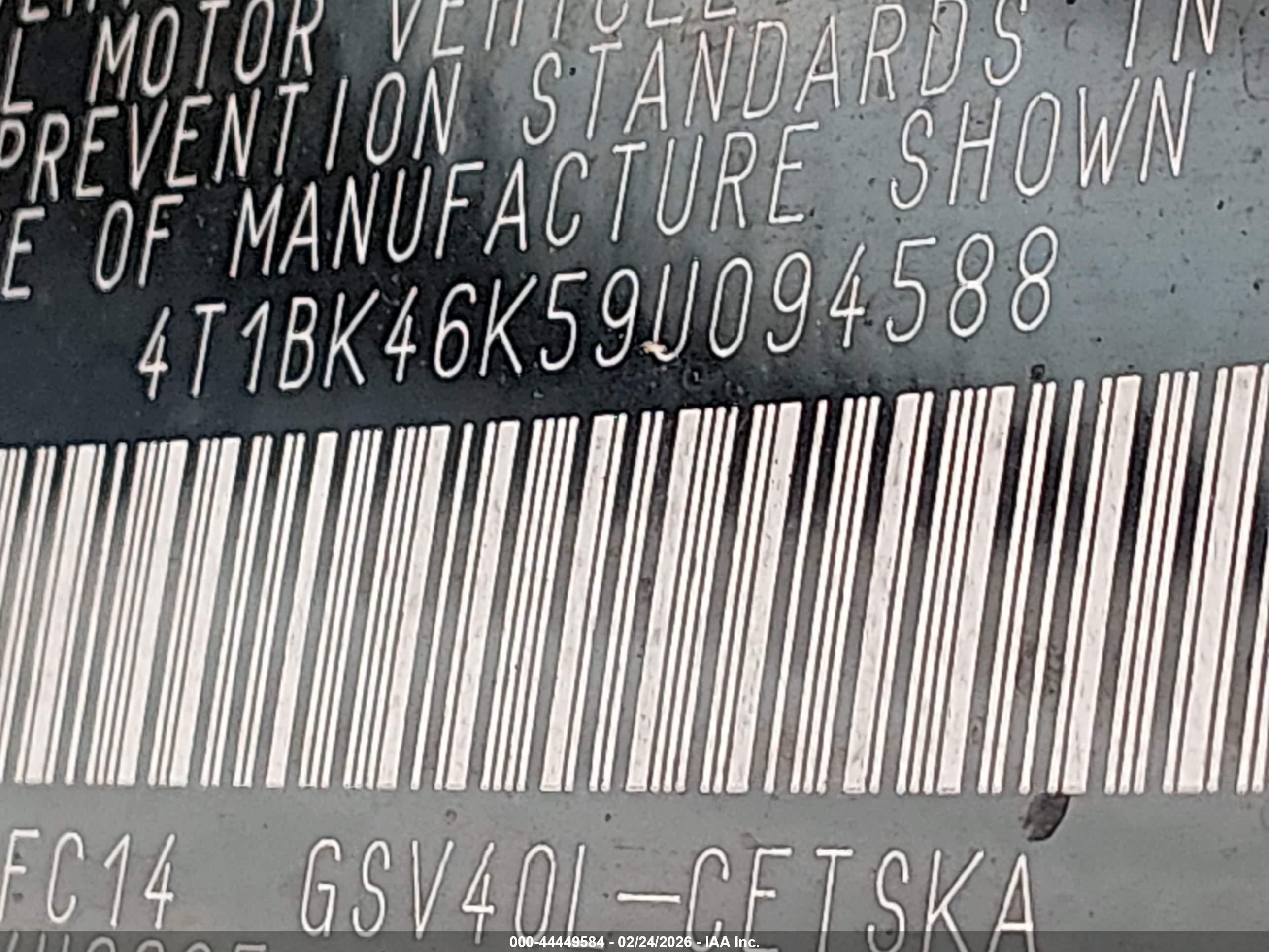 TOYOTA CAMRY image 9