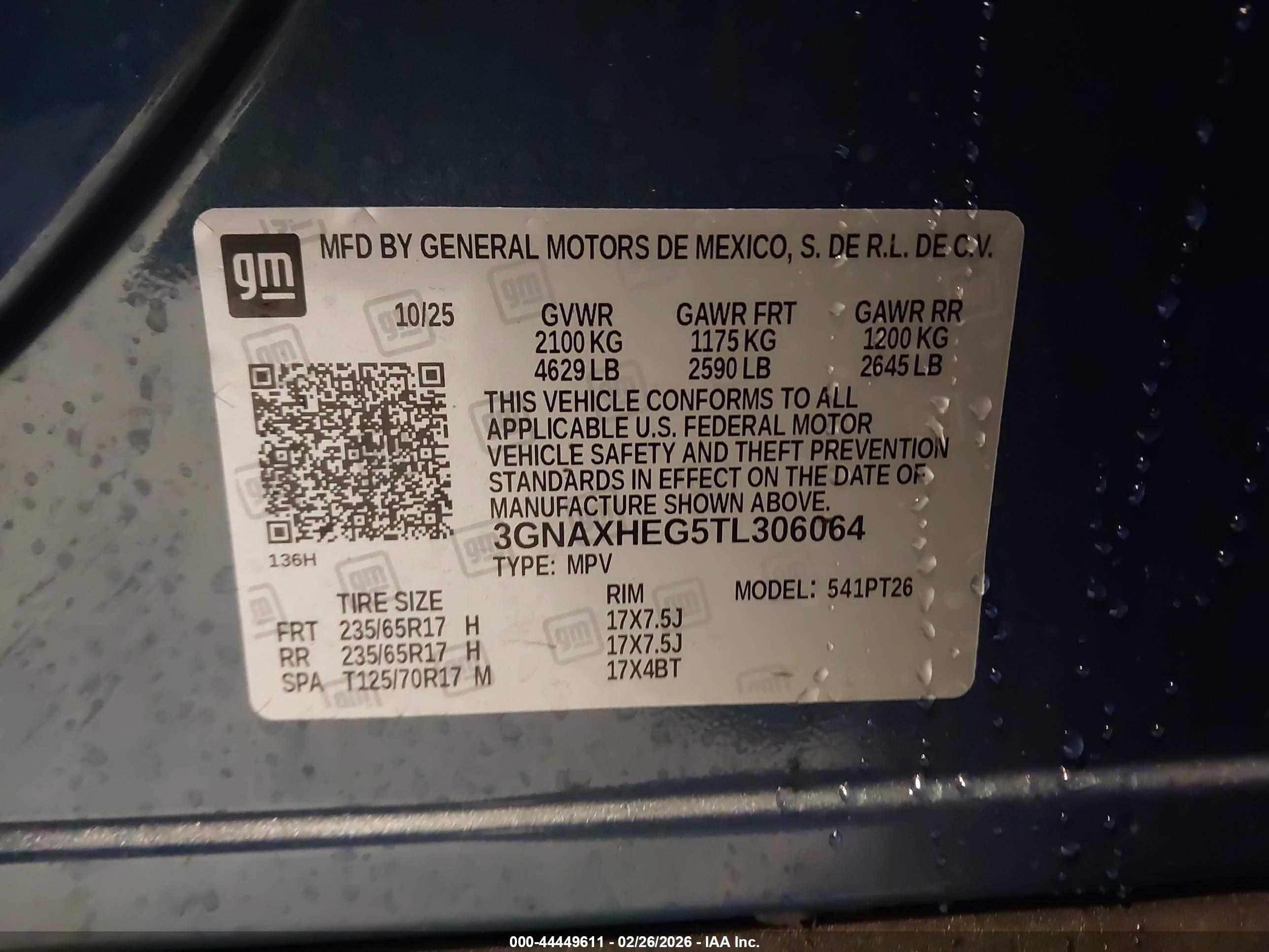 CHEVROLET EQUINOX image 9