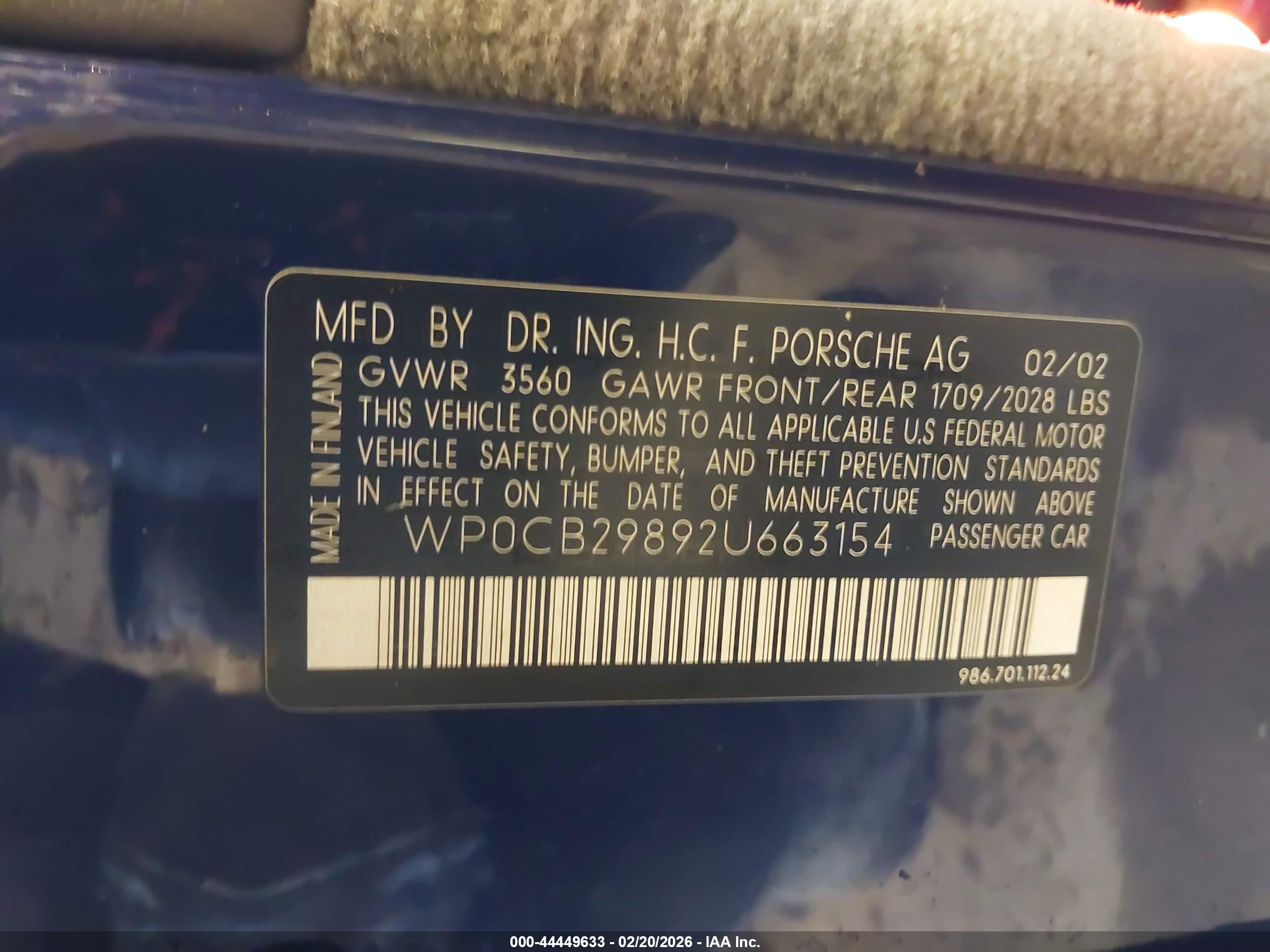 PORSCHE BOXSTER image 9