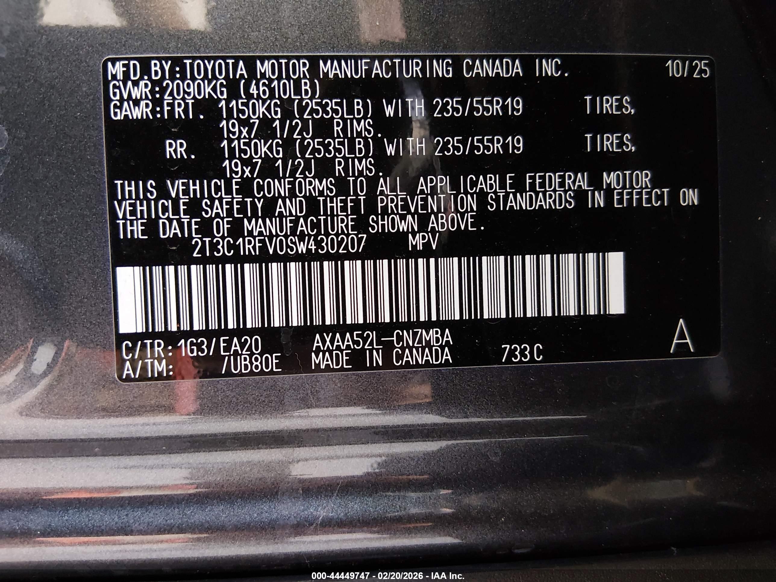 TOYOTA RAV4 image 9
