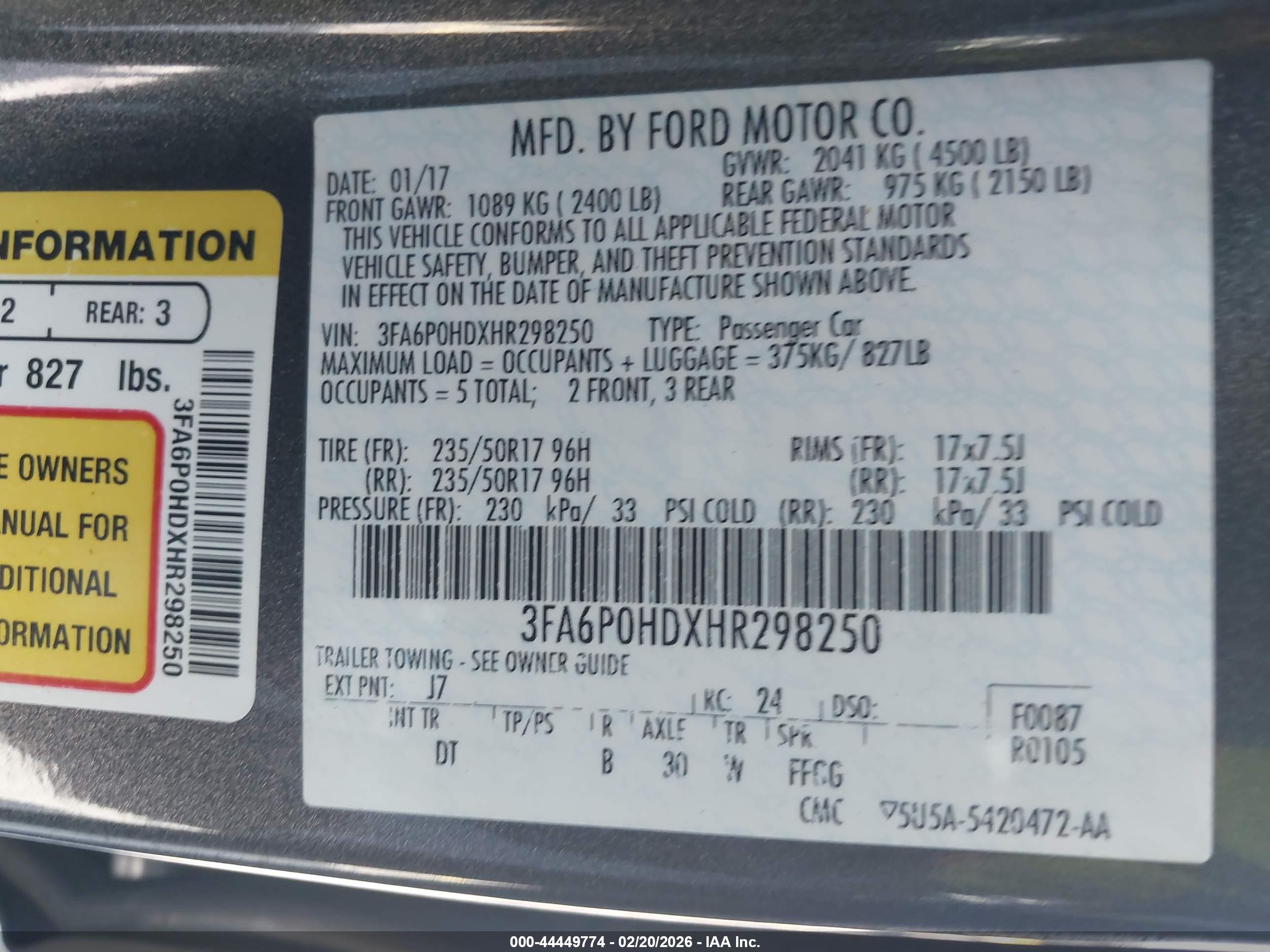 FORD FUSION image 9