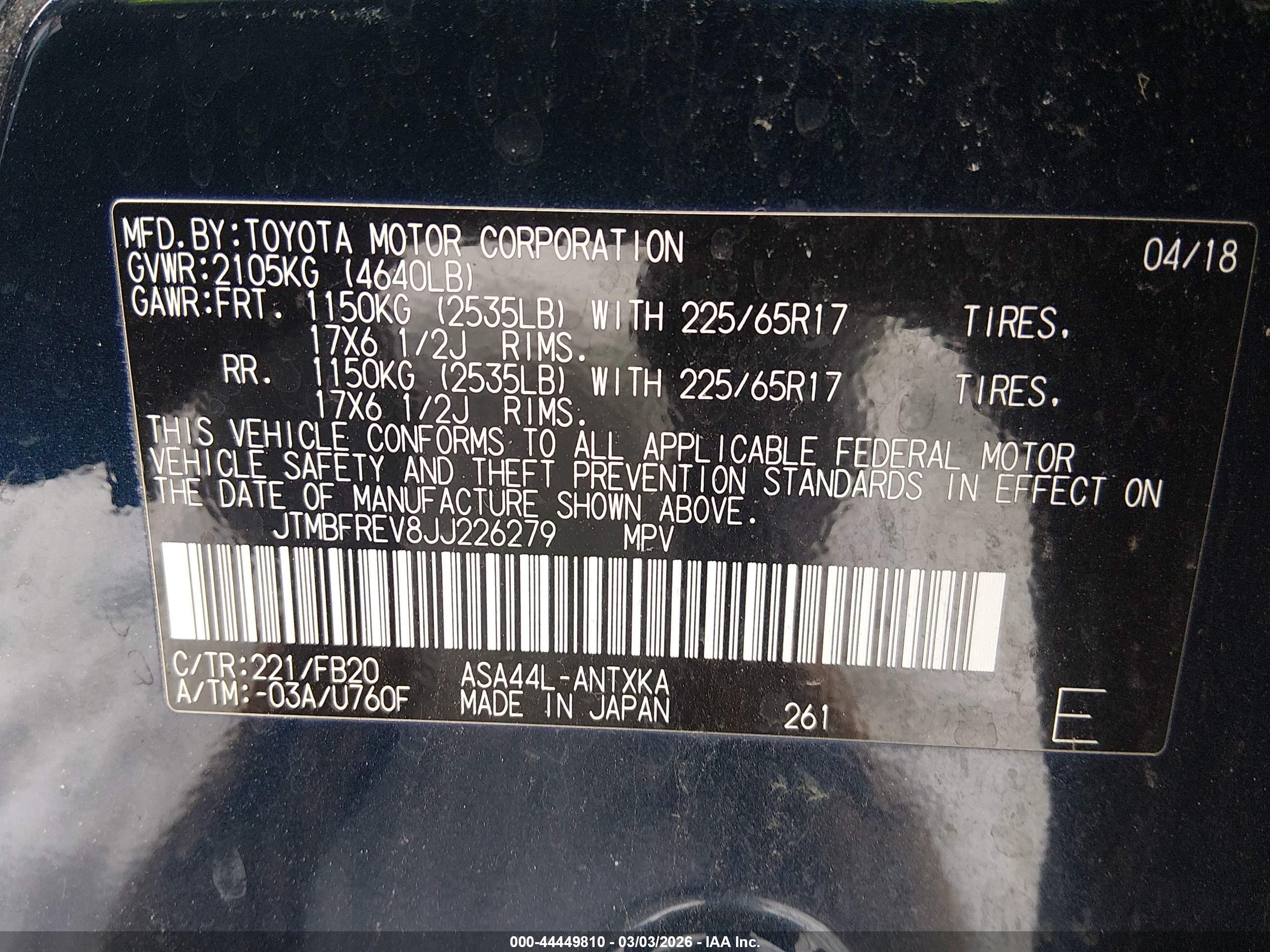 TOYOTA RAV4 image 9