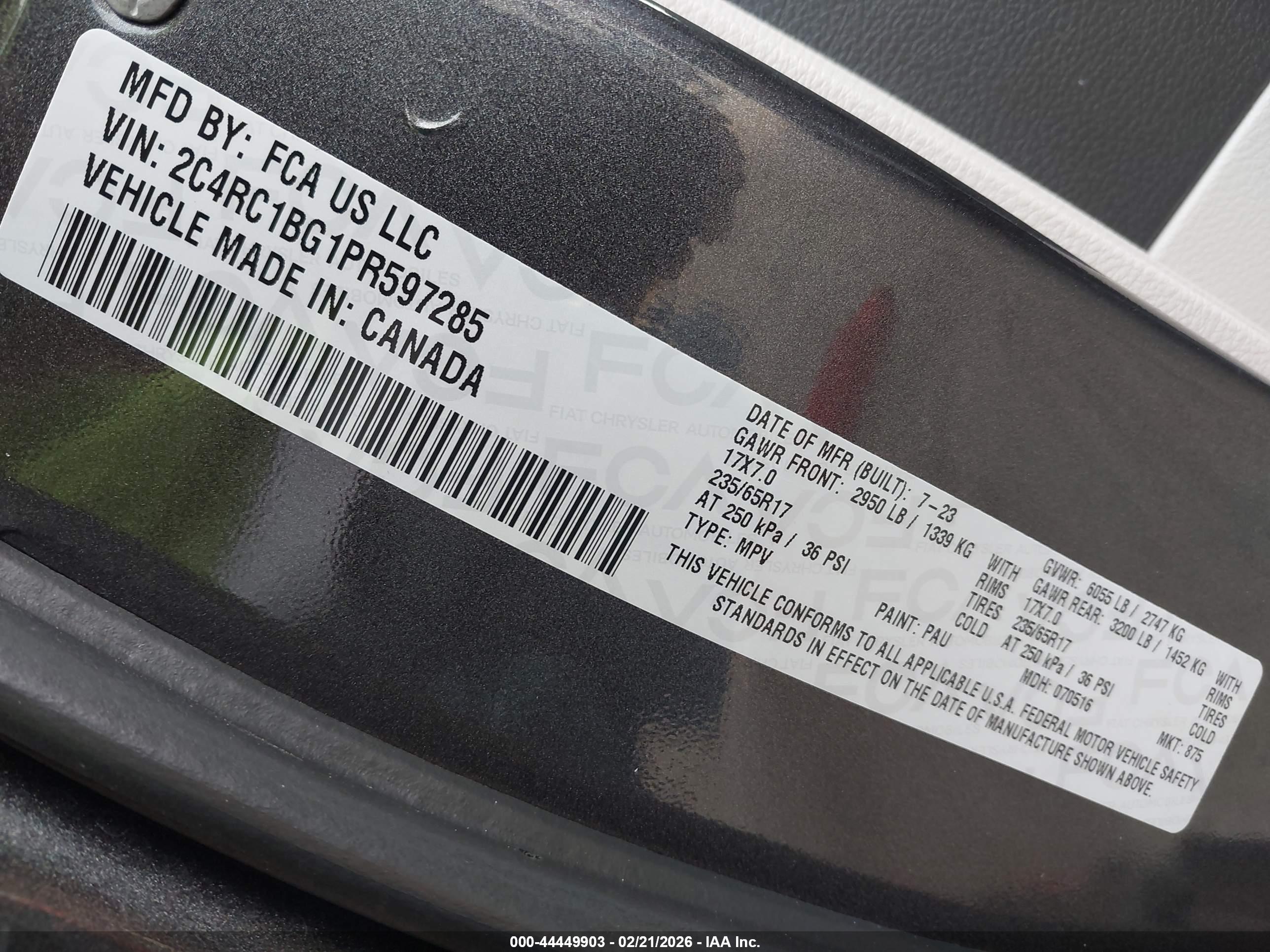 CHRYSLER PACIFICA image 9