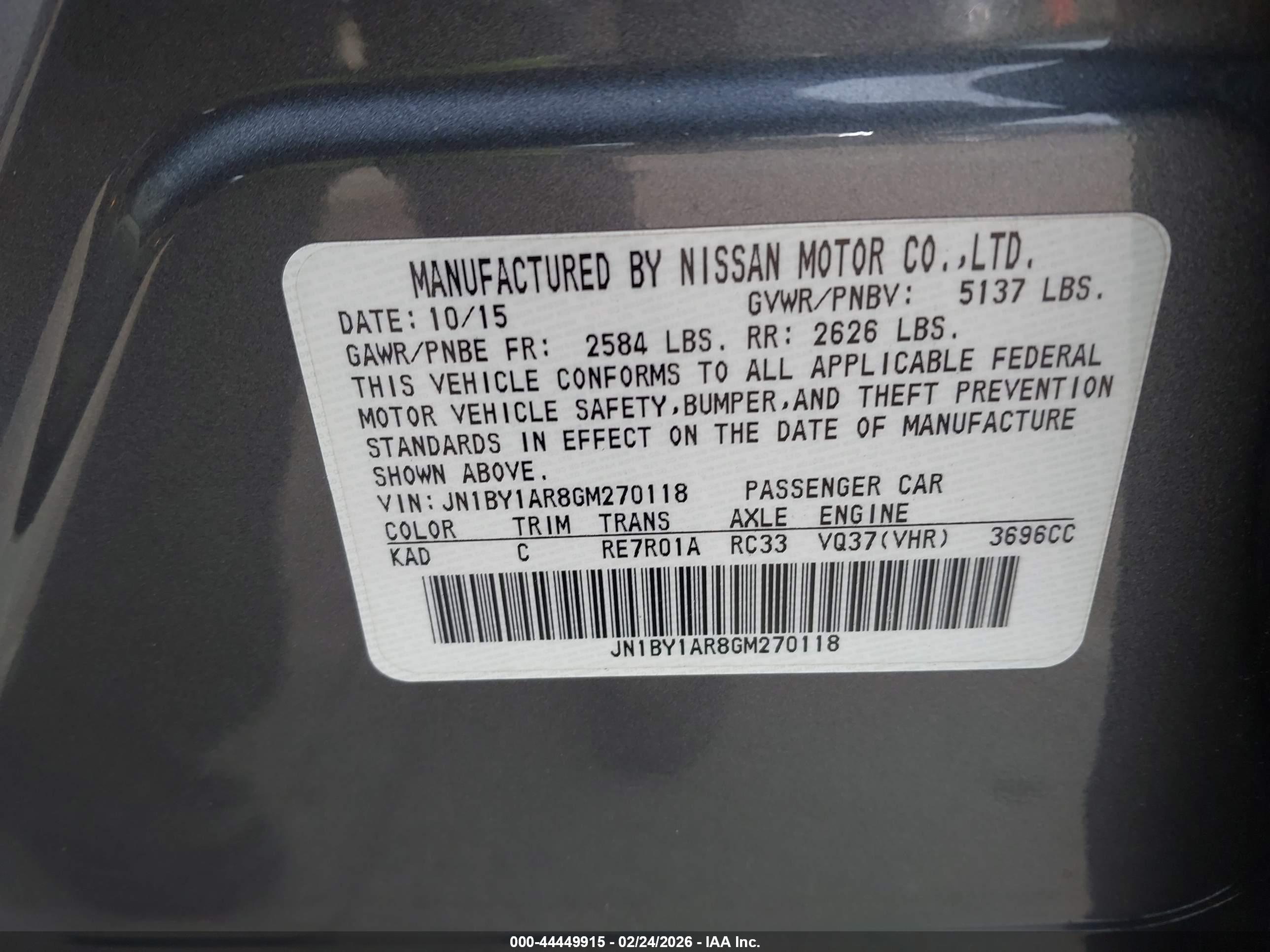 INFINITI Q70 image 9