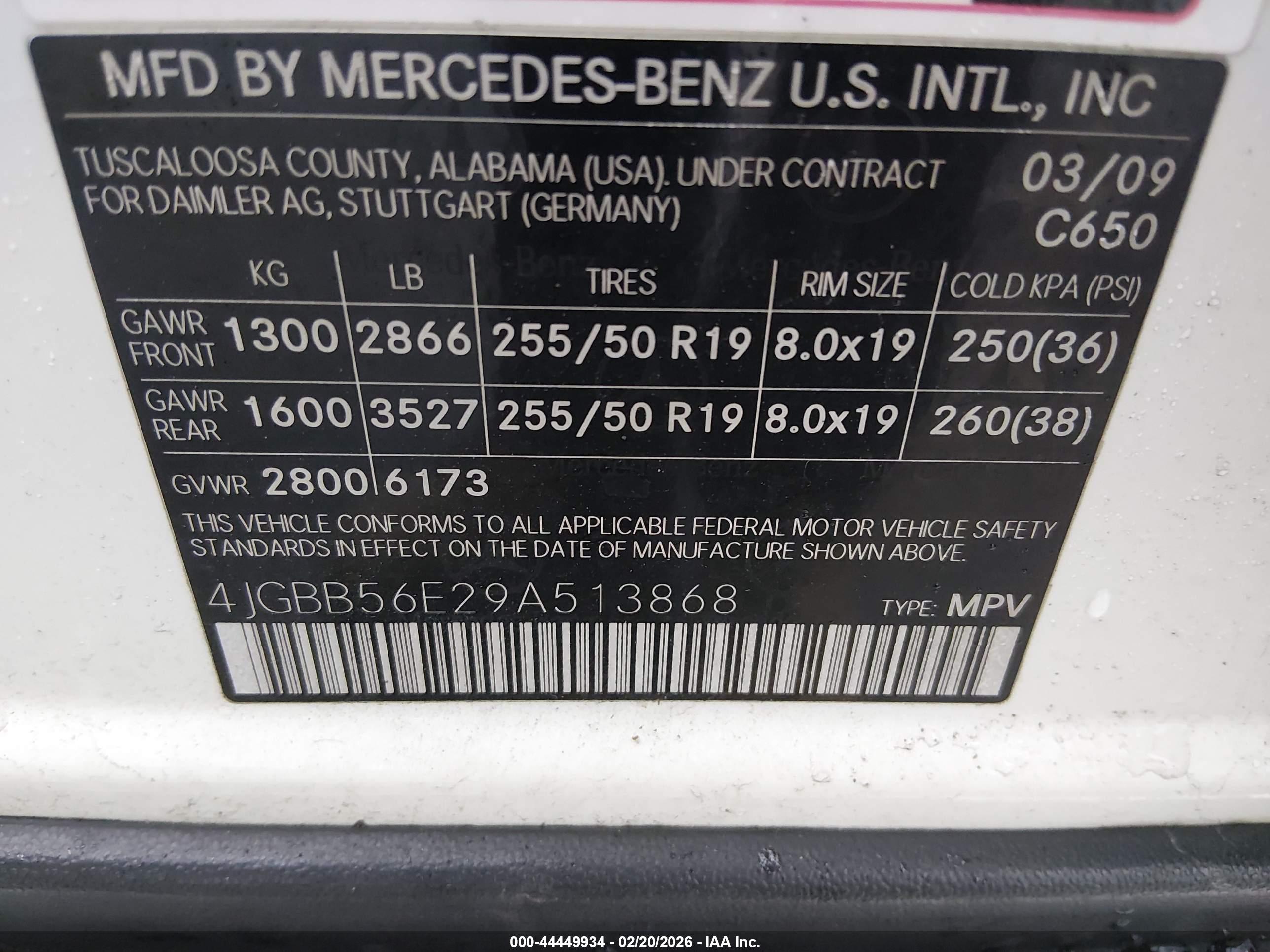 MERCEDES-BENZ ML image 9