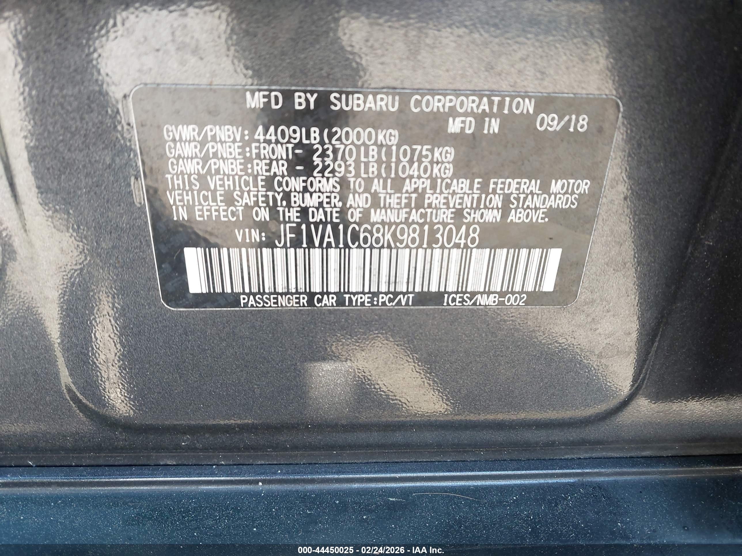 SUBARU WRX image 9