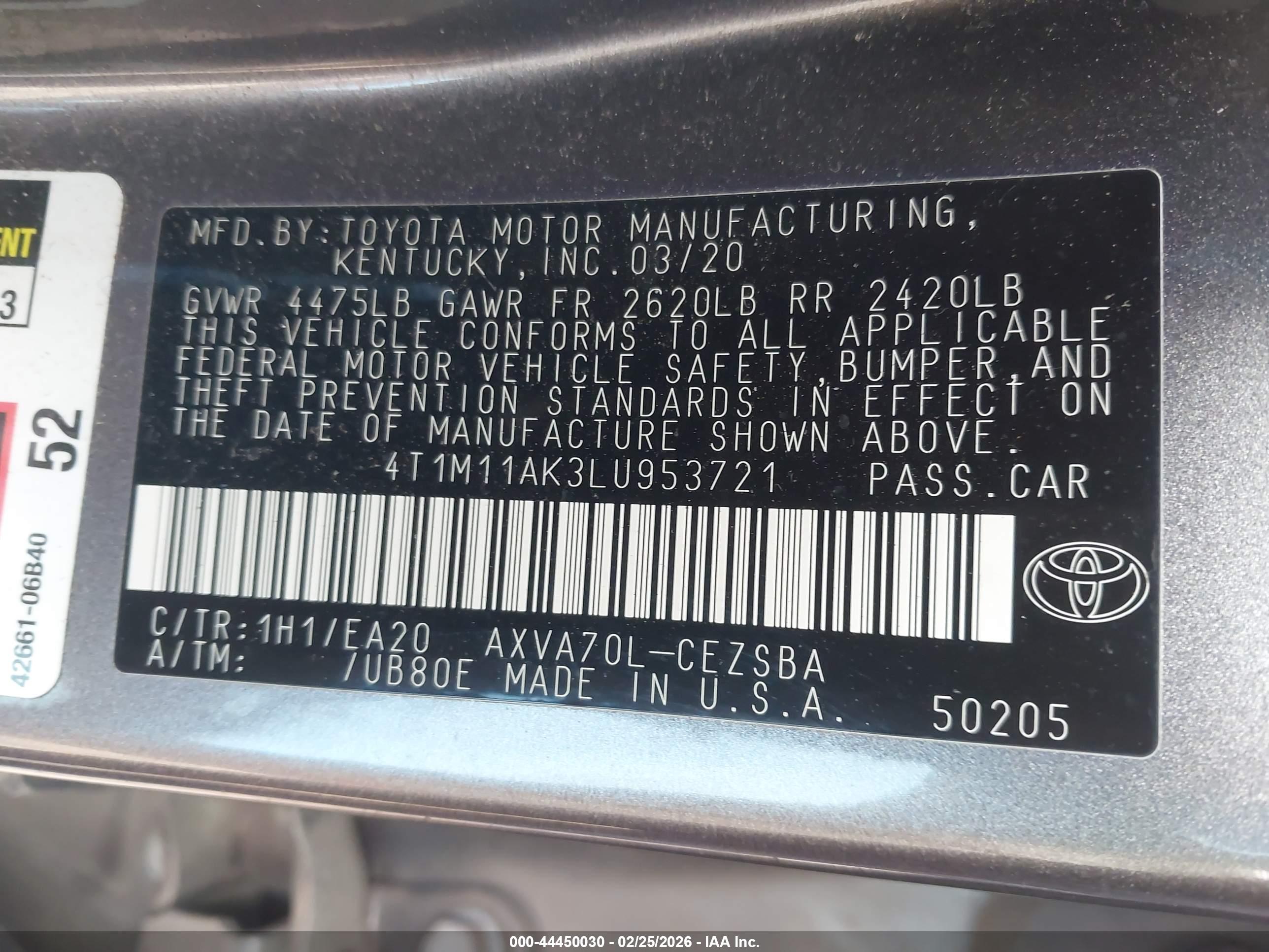 TOYOTA CAMRY image 9
