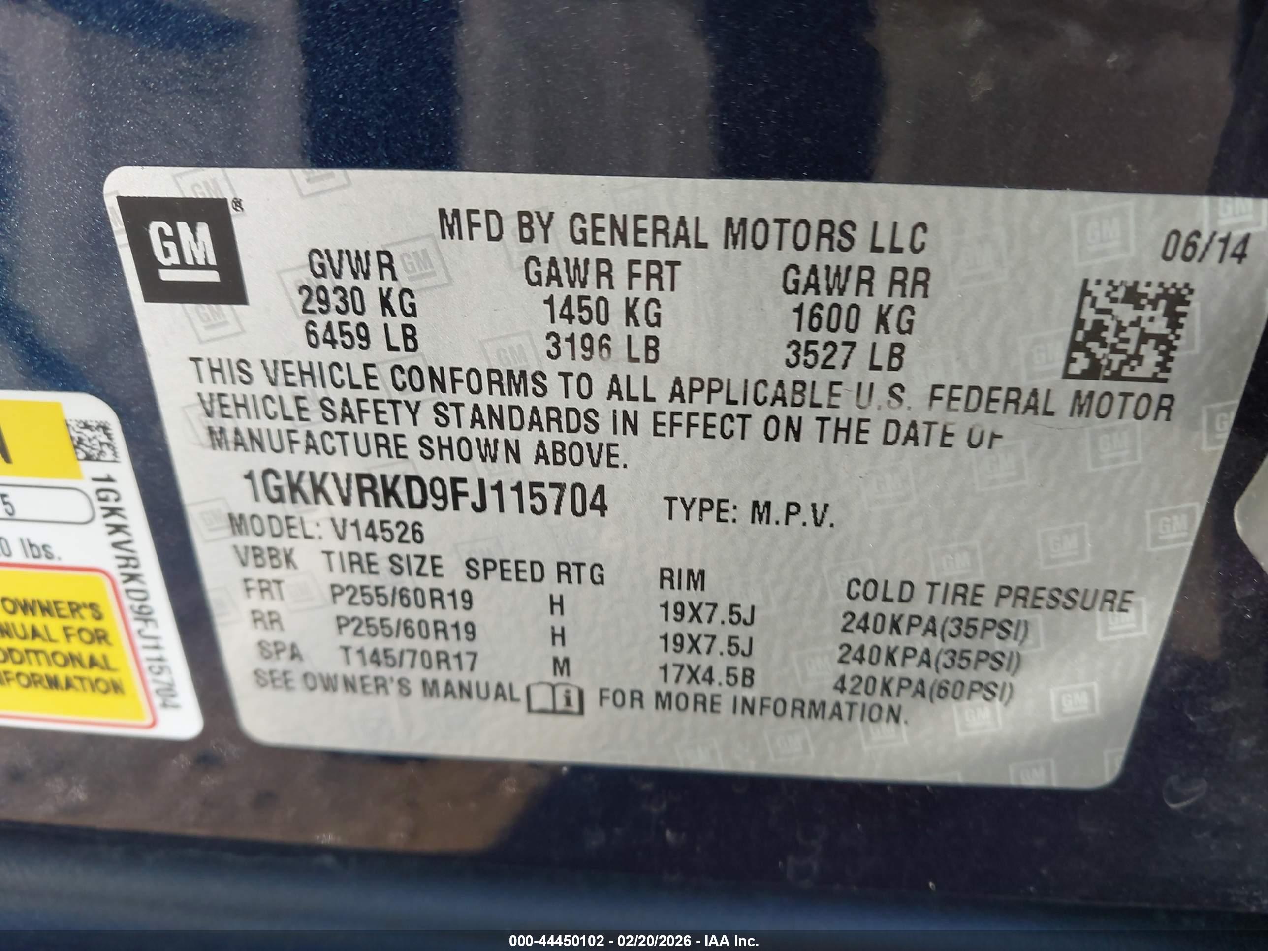 GMC ACADIA image 9