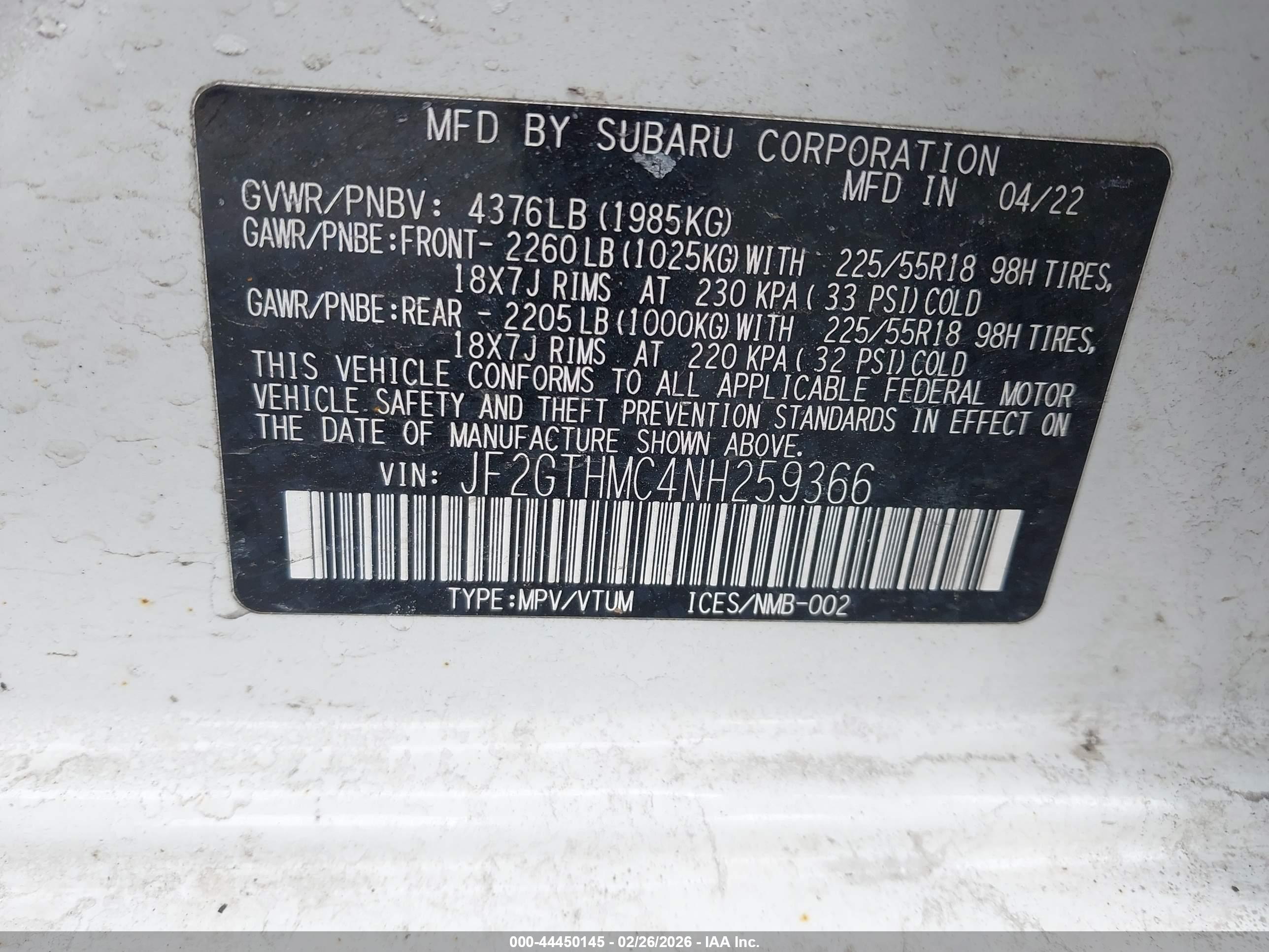 SUBARU CROSSTREK image 9