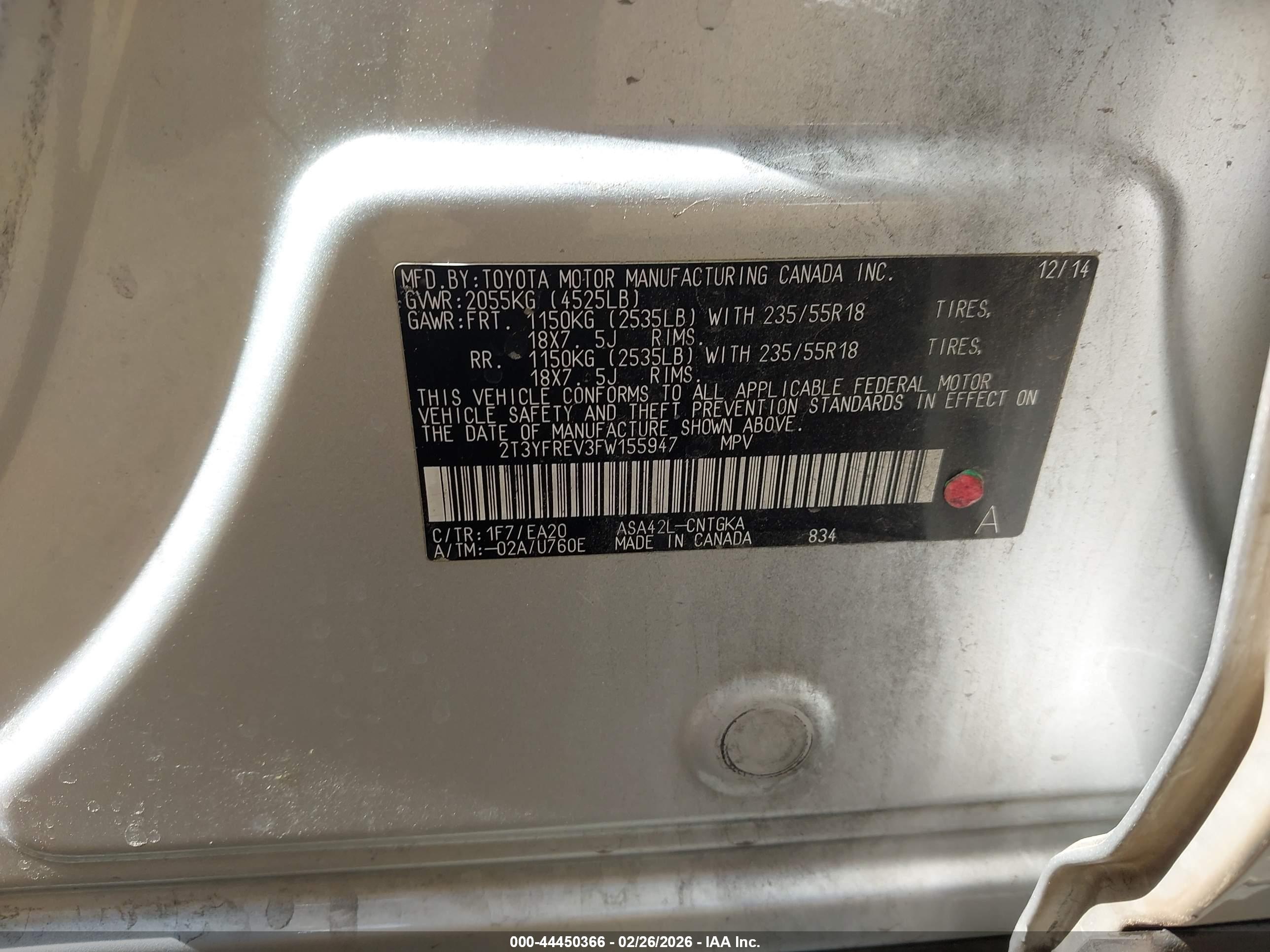 TOYOTA RAV4 image 9