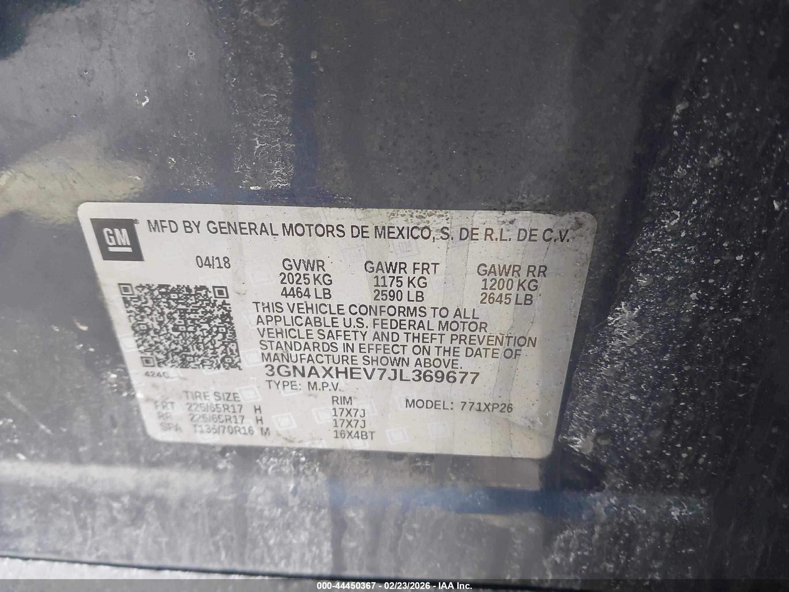 CHEVROLET EQUINOX image 9