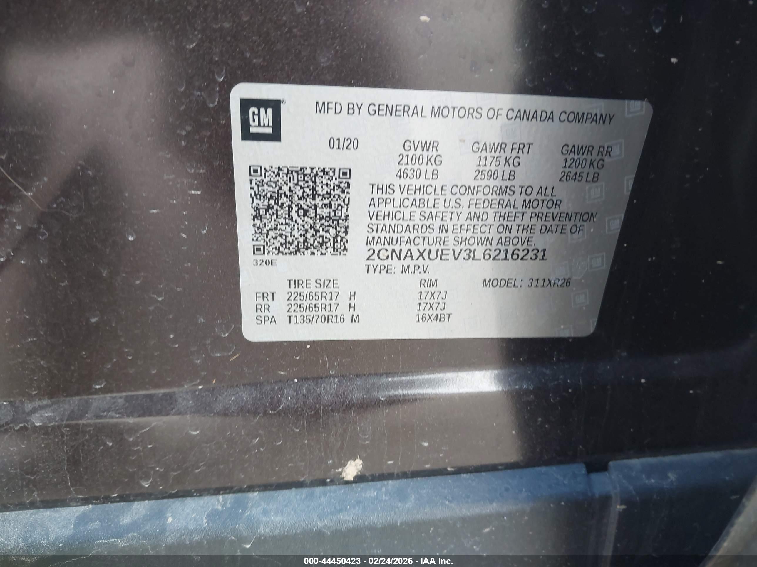 CHEVROLET EQUINOX image 9