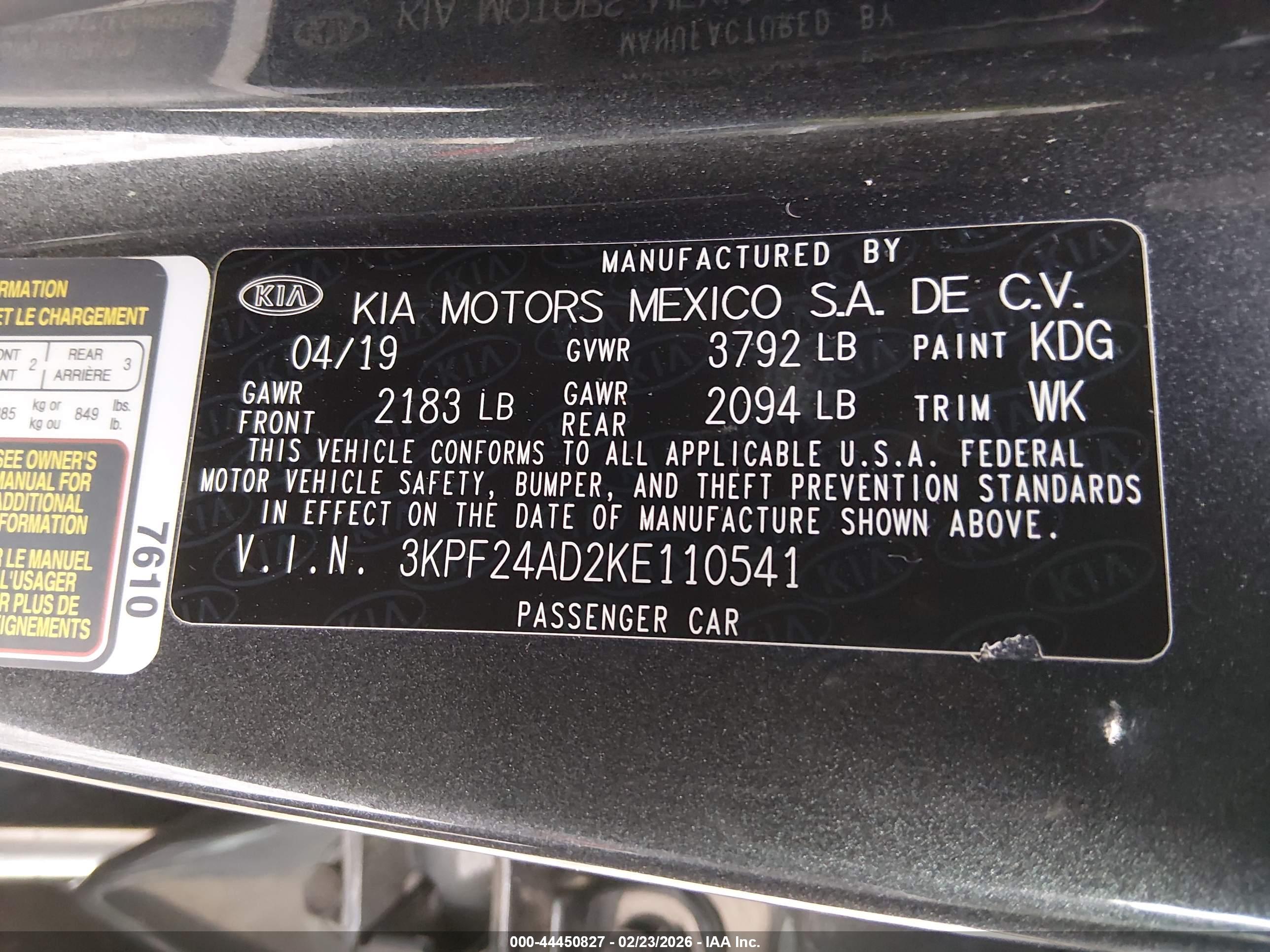 KIA FORTE image 9