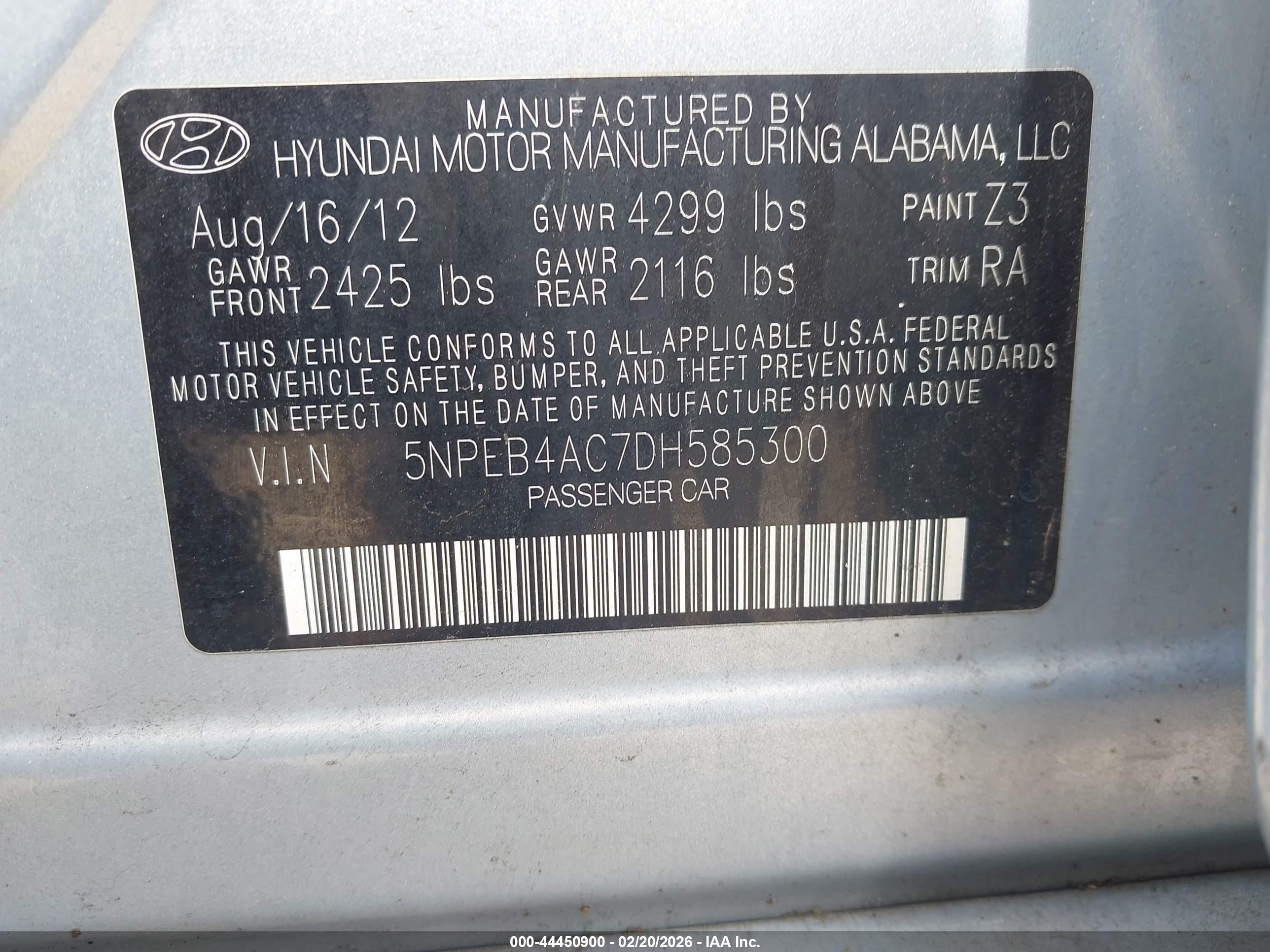 HYUNDAI SONATA image 9