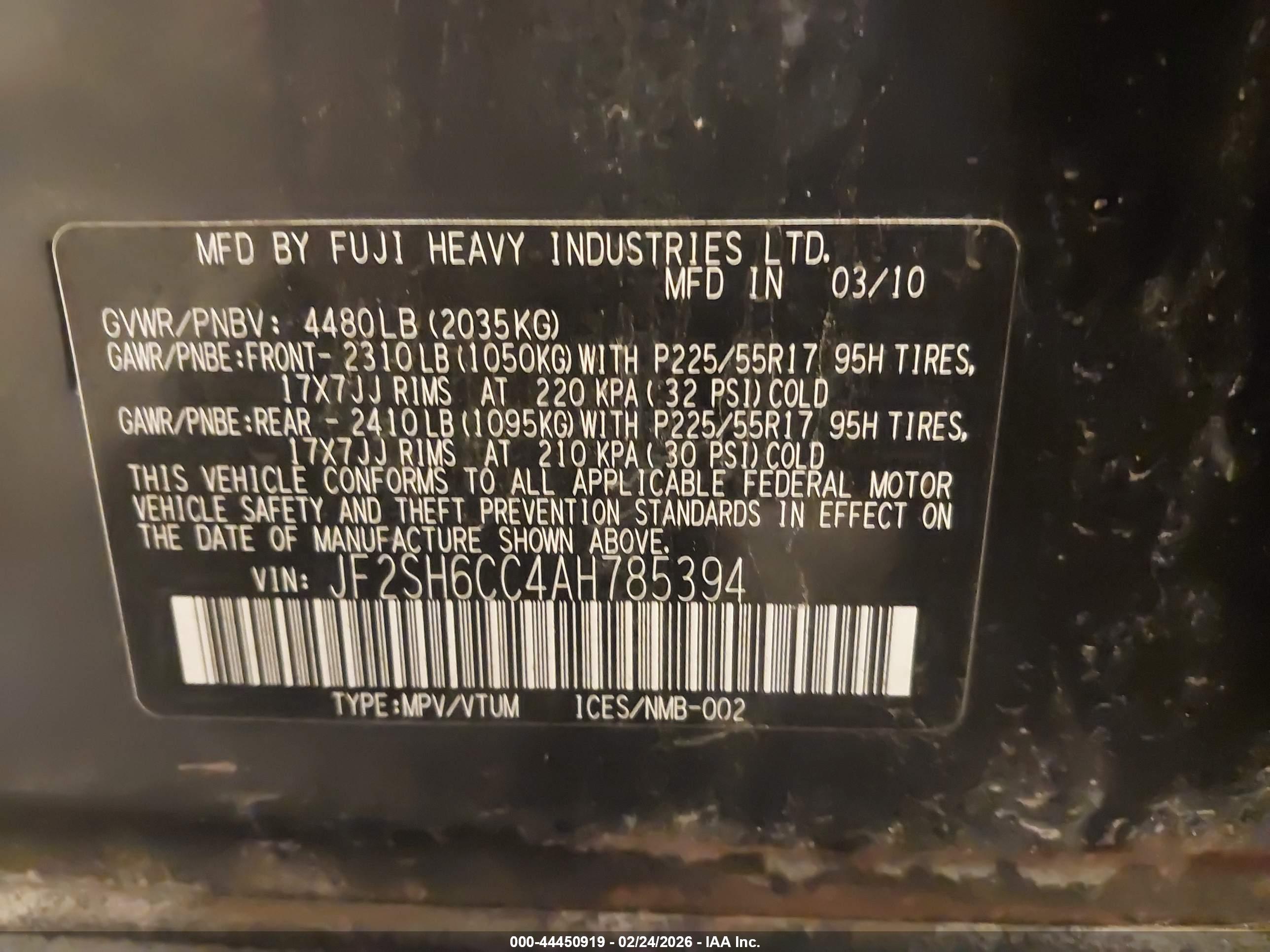 SUBARU FORESTER image 9