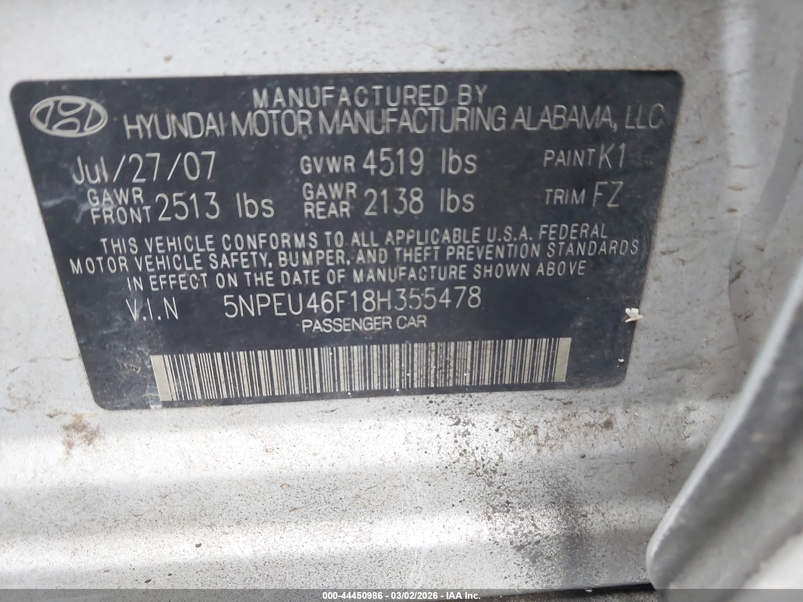 HYUNDAI SONATA image 9