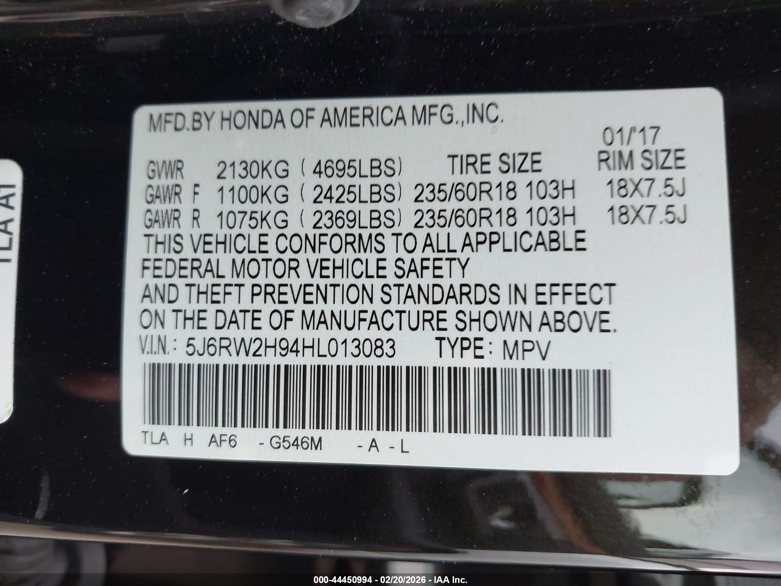 HONDA CR-V image 9