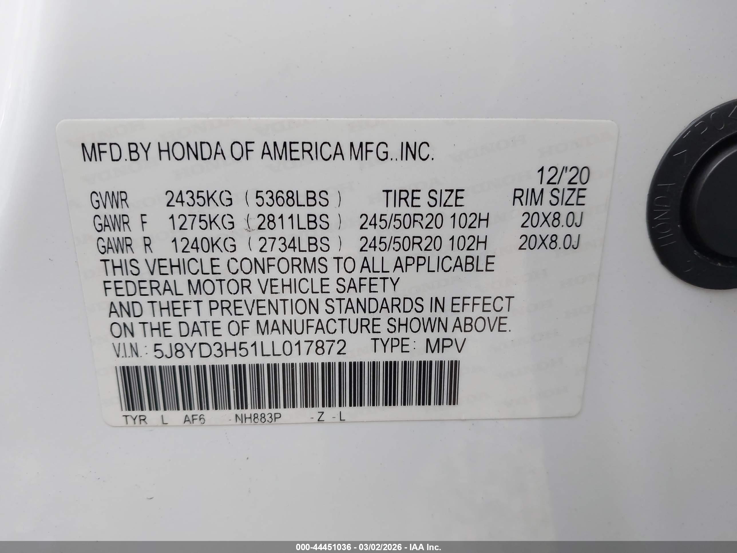ACURA MDX image 9