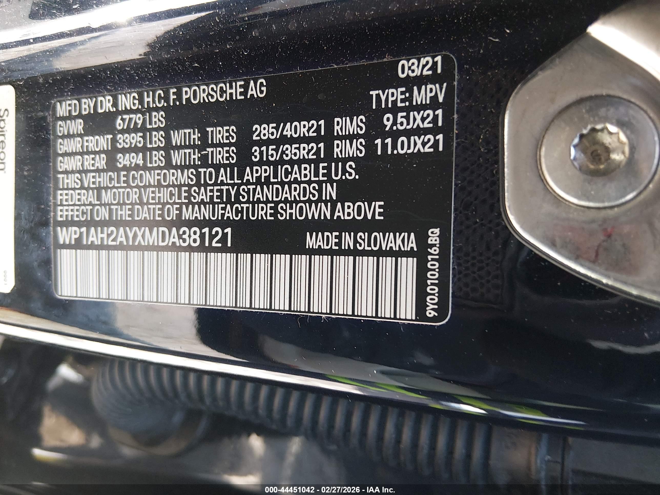 PORSCHE CAYENNE image 9