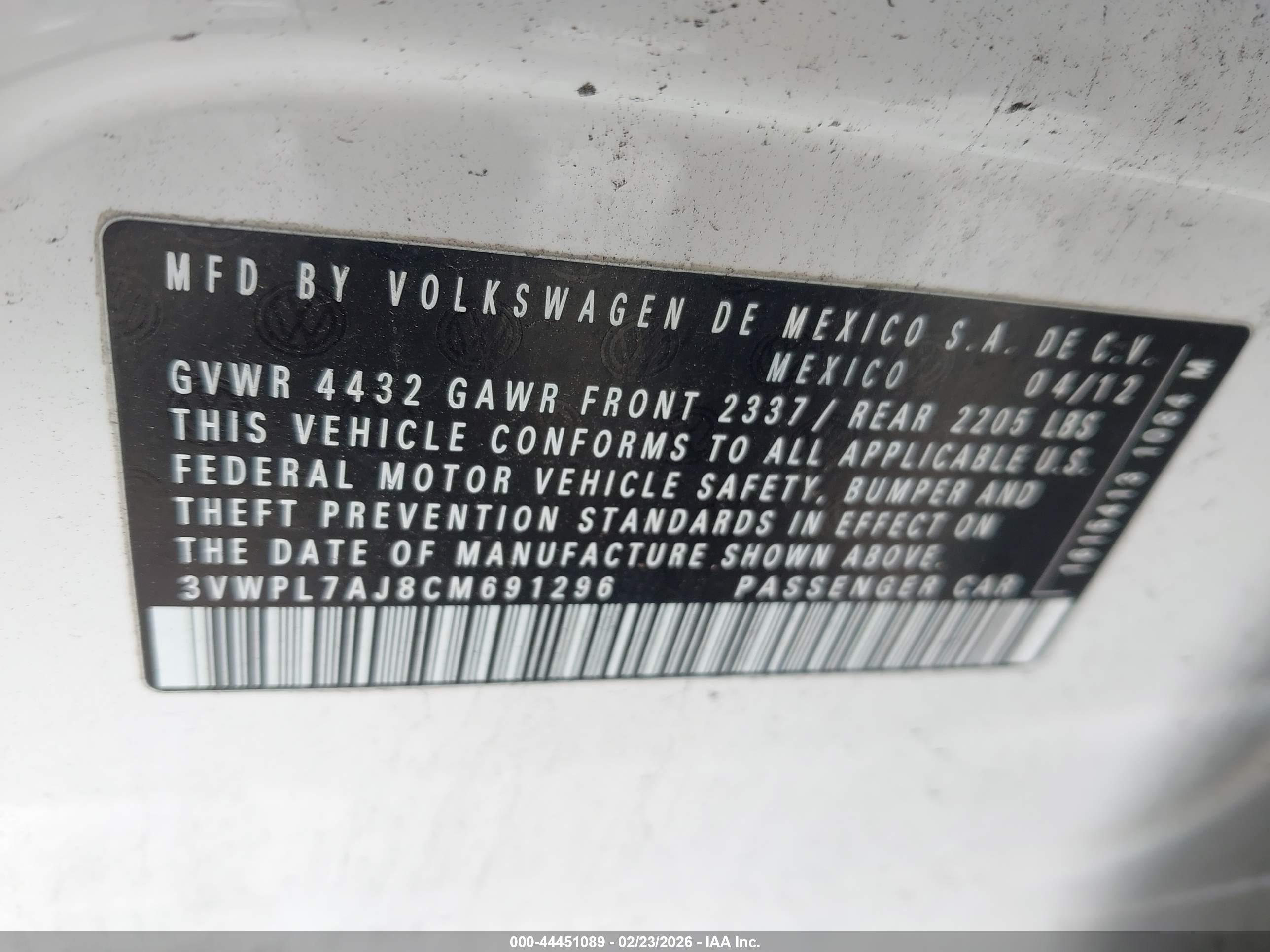 VOLKSWAGEN JETTA image 9