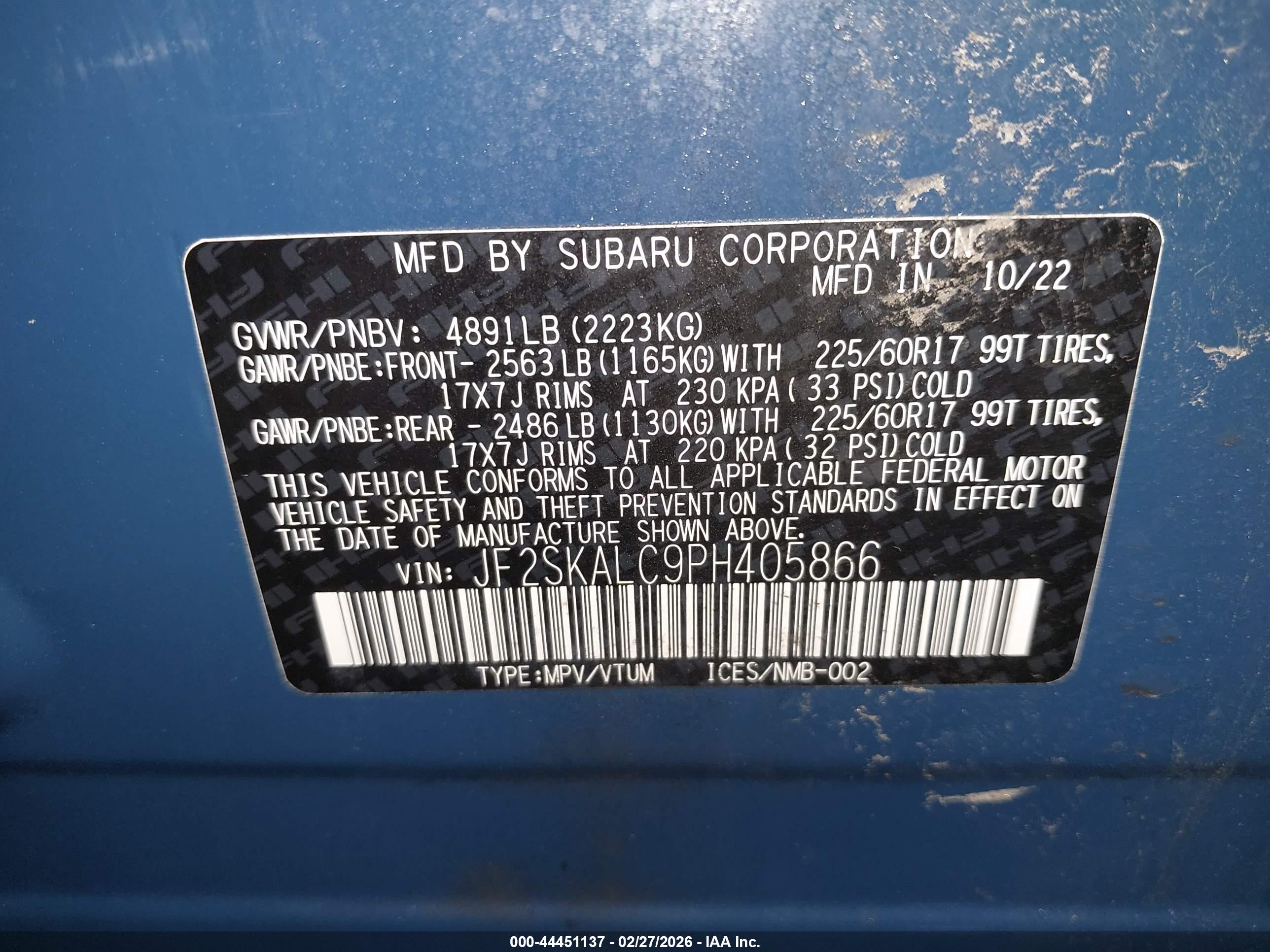 SUBARU FORESTER image 9
