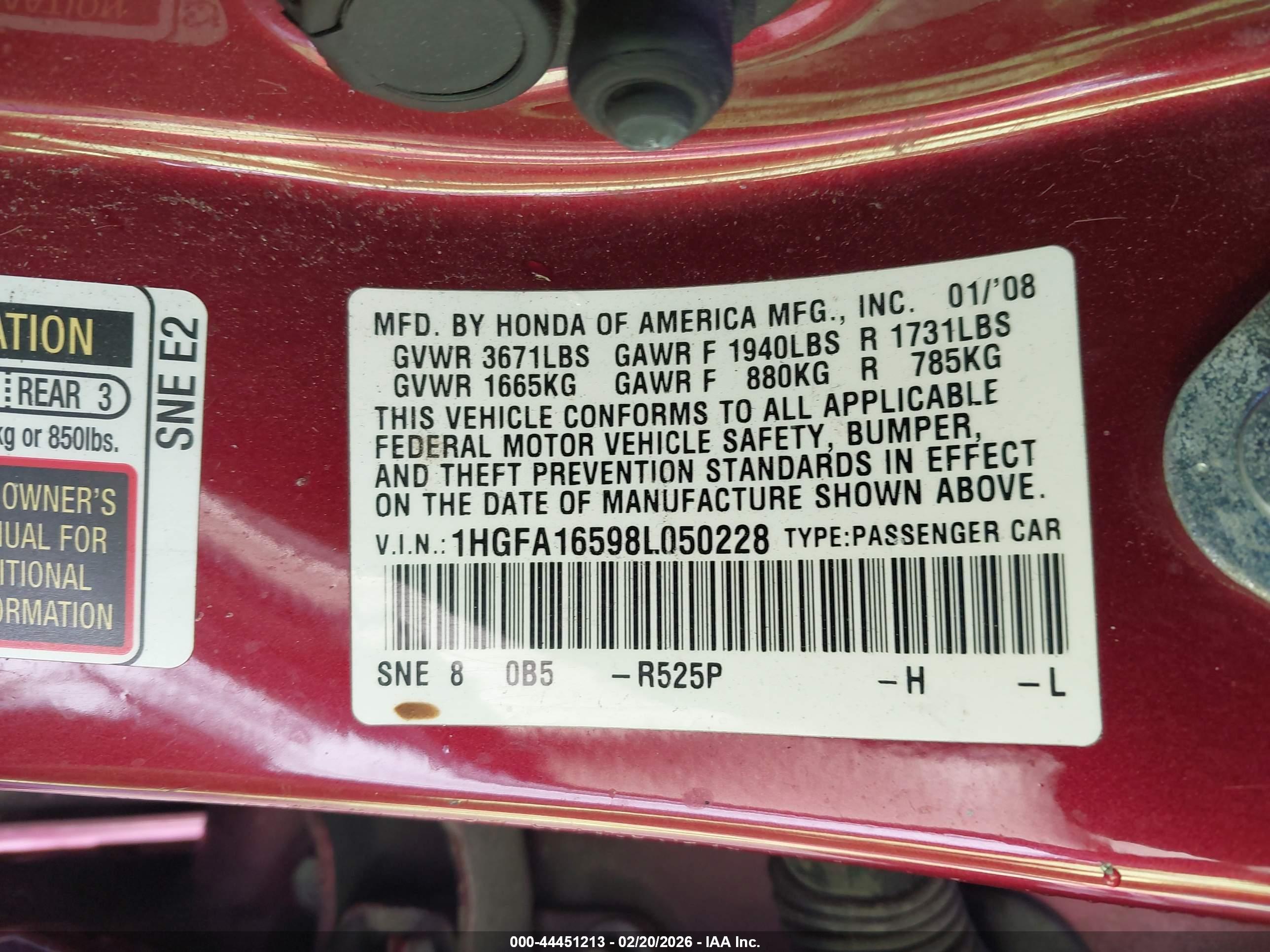 HONDA CIVIC image 9