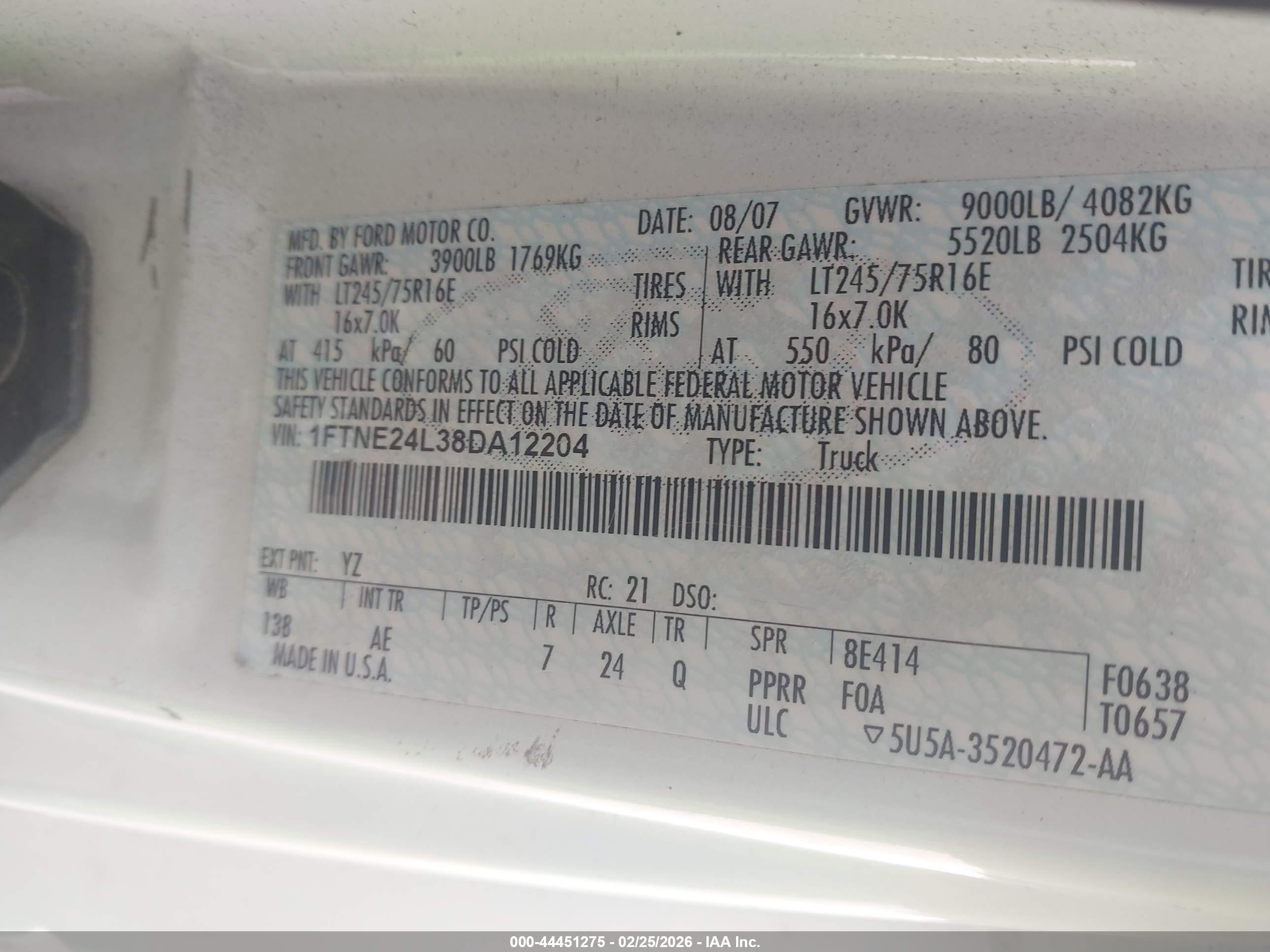 FORD E-250 image 9