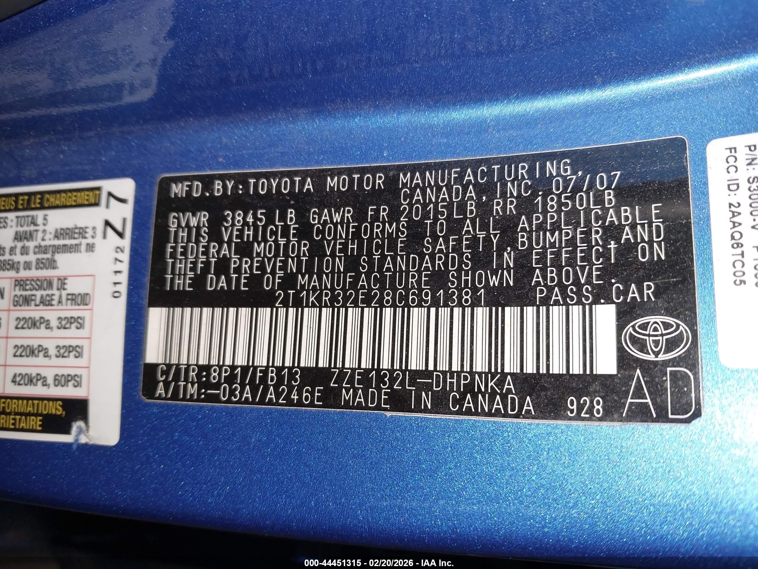 TOYOTA MATRIX image 9
