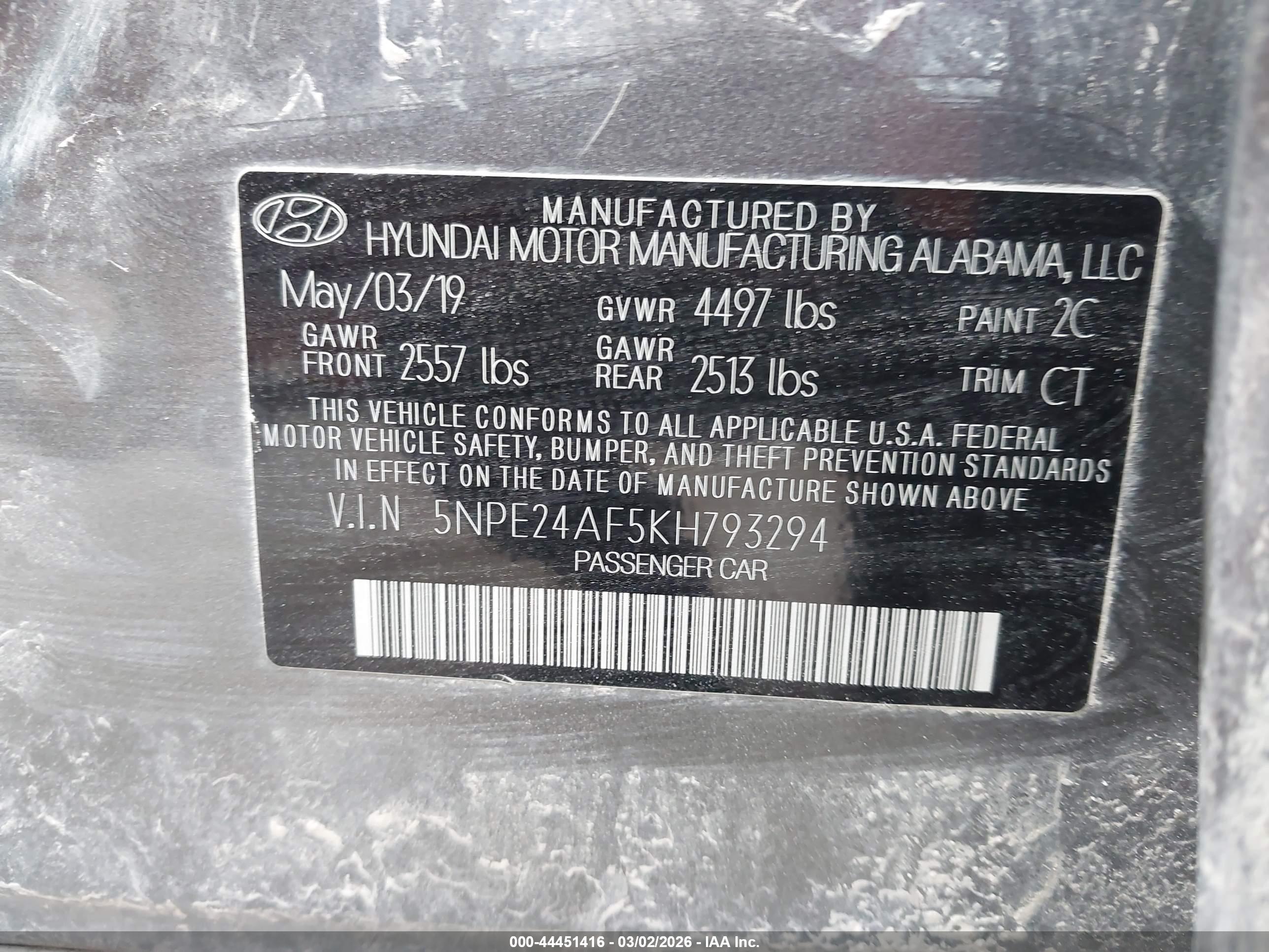 HYUNDAI SONATA image 9