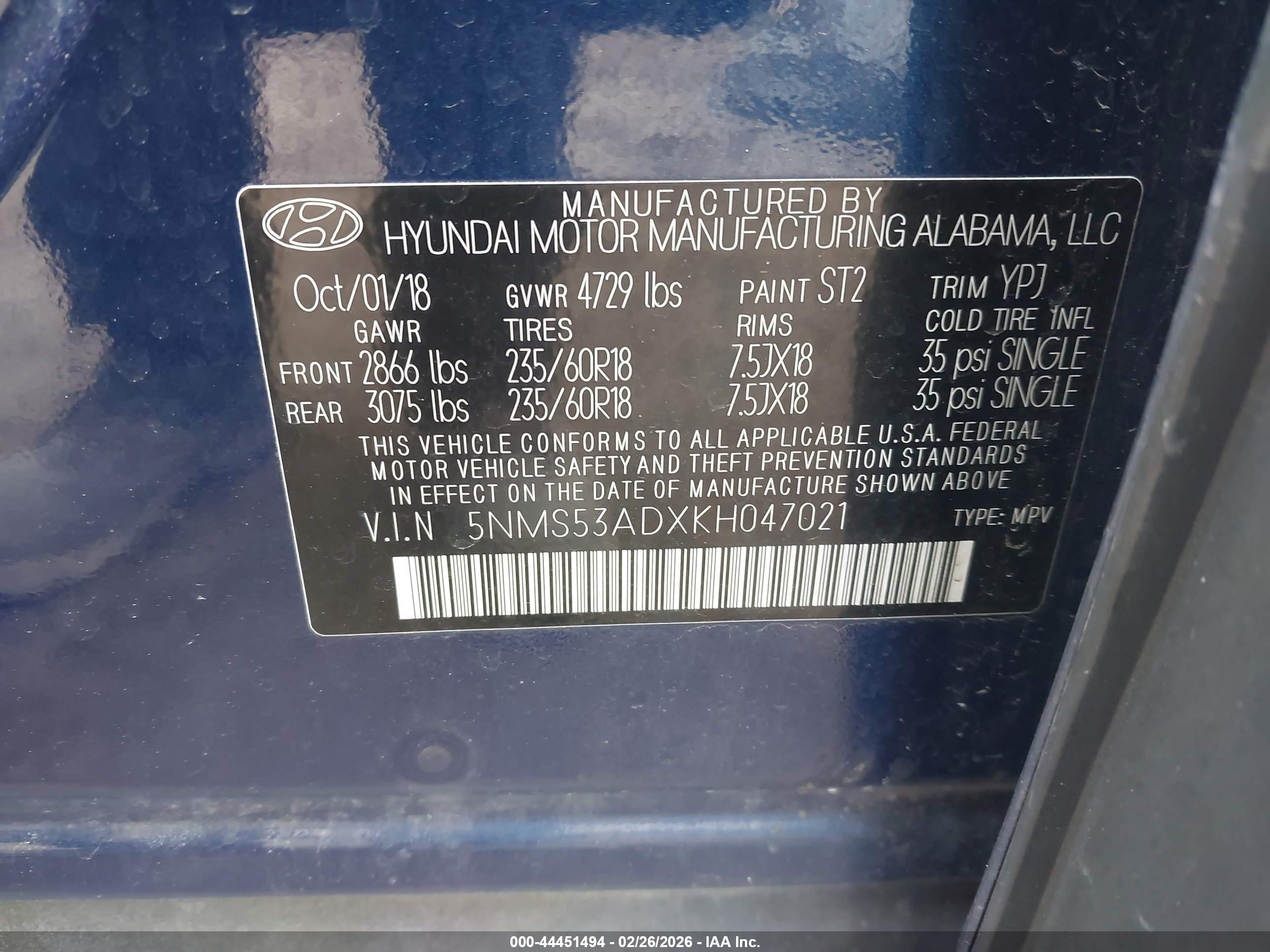 HYUNDAI SANTA image 9