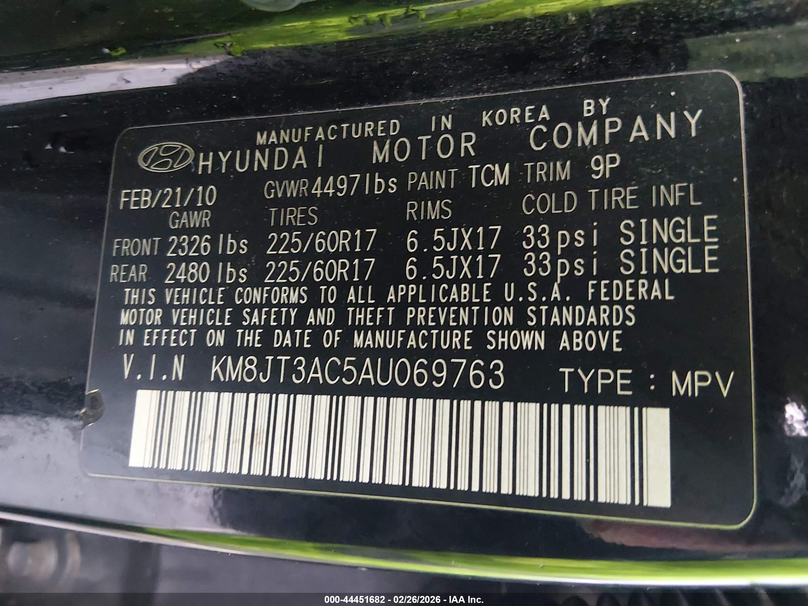 HYUNDAI TUCSON image 9